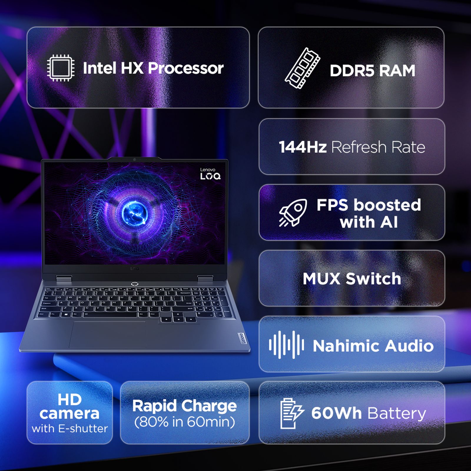 Lenovo LOQ 15IAX9I Intel Core i5 12th Gen Gaming Laptop (8GB, 512GB SSD, Windows 11 Home, 4GB Graphics, 15.6 inch 144 Hz Full HD IPS Display, Intel Arc A530M, MS Office Home & Student 2021, Luna Grey, 2.38 KG) Lenovo LOQ 15IAX9I Intel Core i5 12th Gen Gaming Laptop (8GB, 512GB SSD, Windows 11 Home, 4GB Graphics, 15.6 inch 144 Hz Full HD IPS Display, Intel Arc A530M, MS Office Home & Student 2021, Luna Grey, 2.38 KG)_11