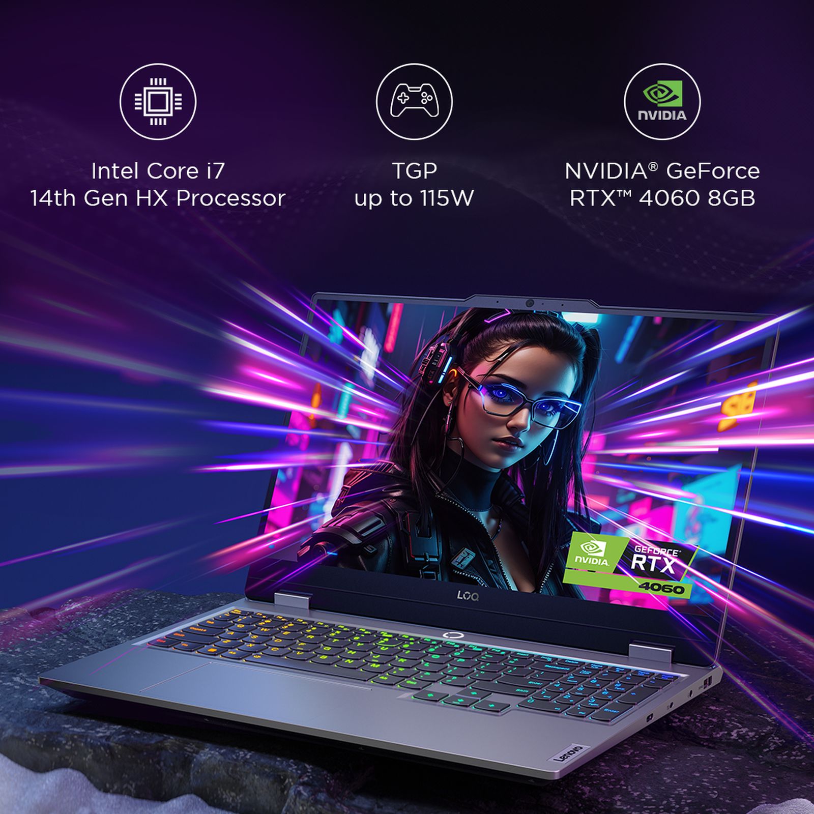 Lenovo LOQ 15IRX9 Intel Core i7 14th Gen Gaming Laptop (16GB, 1TB SSD, Windows 11 Home, 8GB Graphics, 15.6 inch 144 Hz Full HD IPS Display, NVIDIA GeForce RTX 4060, MS Office Home & Student 2021, Luna Grey, 2.38 KG) Lenovo LOQ 15IRX9 Intel Core i7 14th Gen Gaming Laptop (16GB, 1TB SSD, Windows 11 Home, 8GB Graphics, 15.6 inch 144 Hz Full HD IPS Display, NVIDIA GeForce RTX 4060, MS Office Home & Student 2021, Luna Grey, 2.38 KG)_11