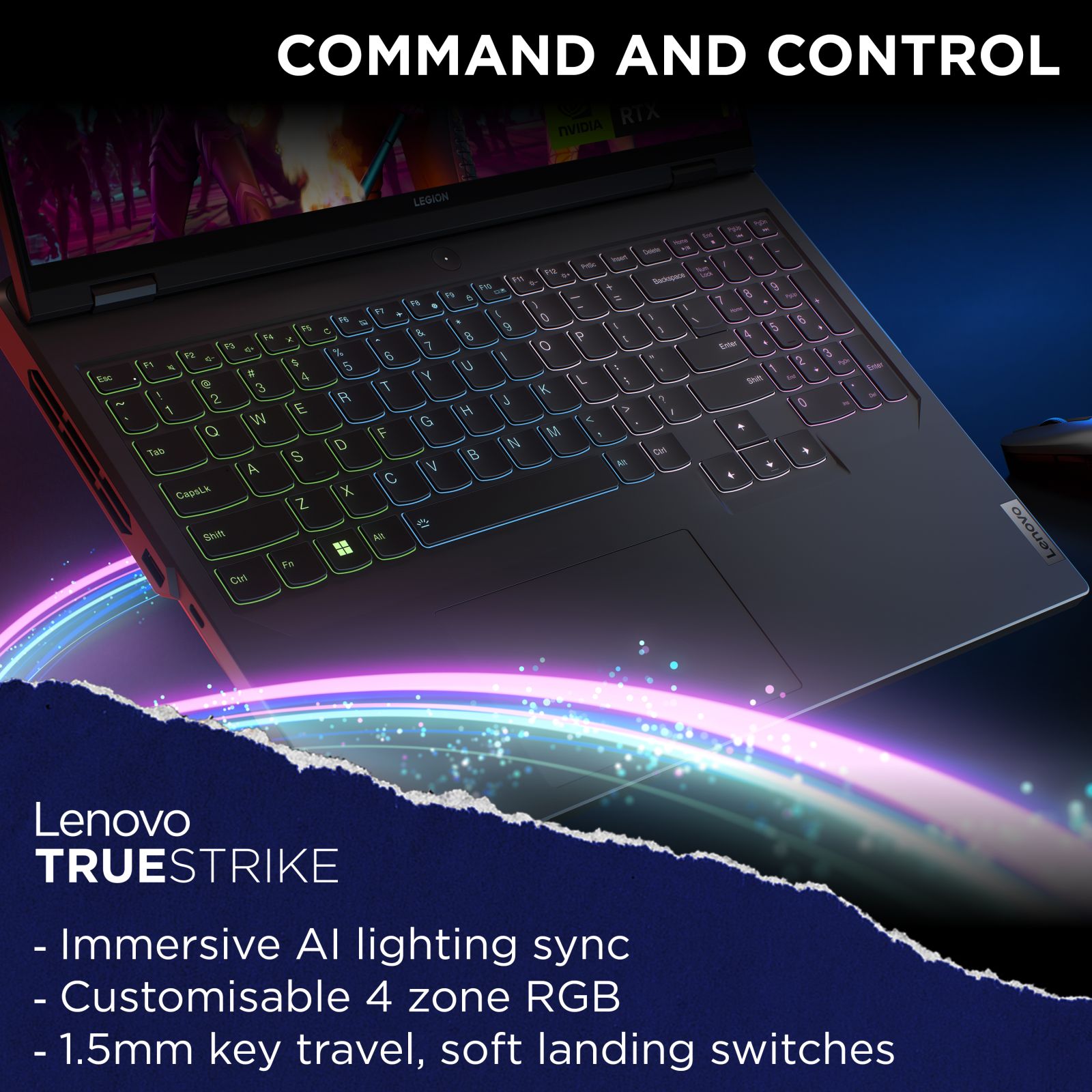 Lenovo Legion Pro 5i Intel Core i9 14th Gen Gaming Laptop (32GB, 1TB SSD, Windows 11 Home, 8GB Graphics, 16 inch 240 Hz WQXGA IPS Display, NVIDIA GeForce RTX 4070, MS Office 365, Onyx Grey, 2.5 KG)_8