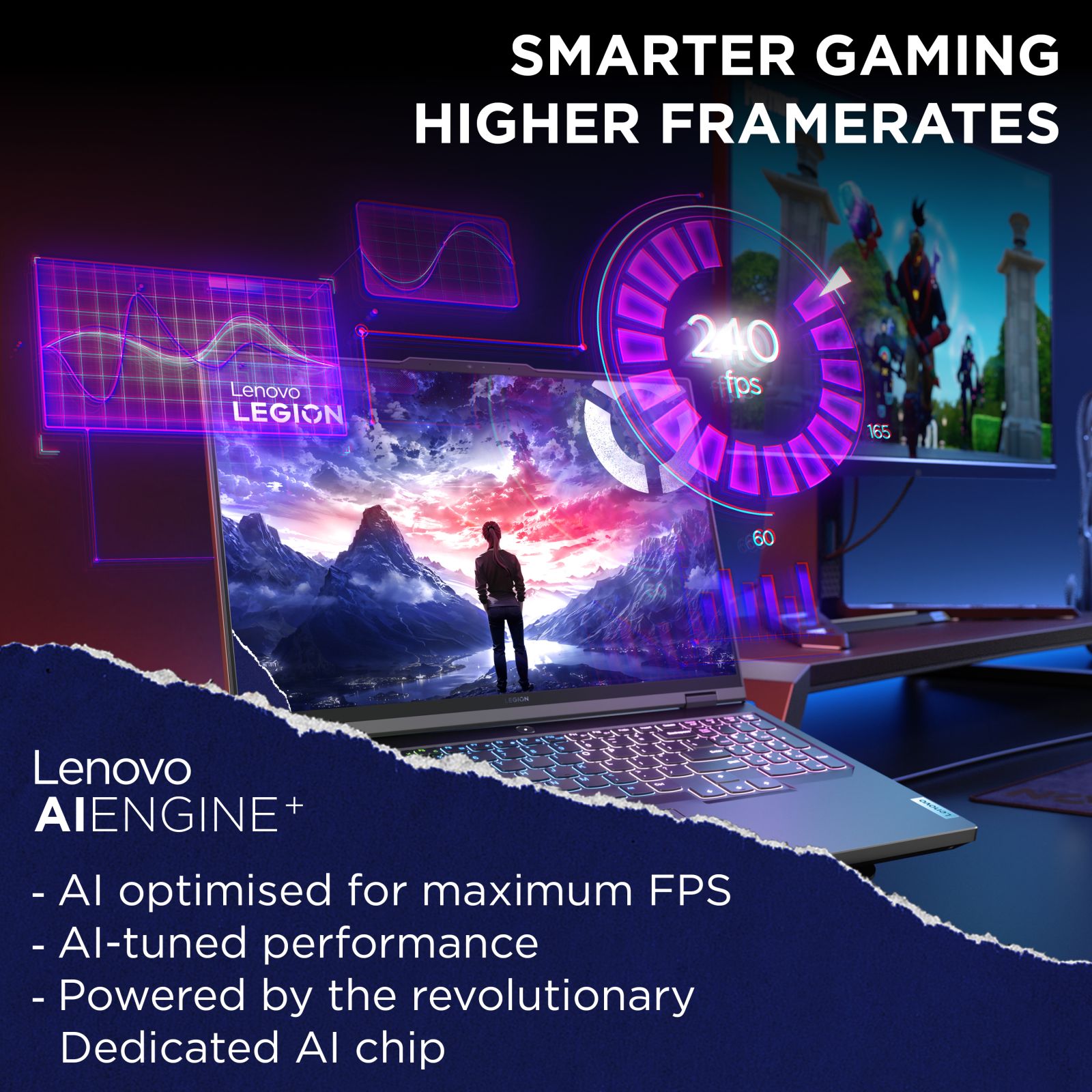 Lenovo Legion Pro 5i Intel Core i9 14th Gen Gaming Laptop (32GB, 1TB SSD, Windows 11 Home, 8GB Graphics, 16 inch 240 Hz WQXGA IPS Display, NVIDIA GeForce RTX 4070, MS Office 365, Onyx Grey, 2.5 KG)_6