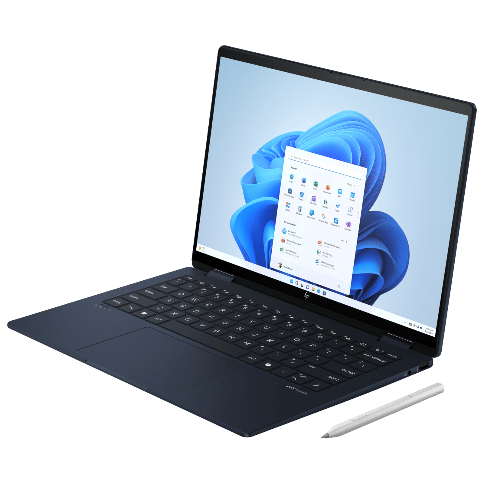 HP Envy x360 14t fc000 Intel Core Ultra 5 Touchscreen 2-in-1 Laptop (16GB, 512GB SSD, Windows 11 Home, 14 inch WUXGA IPS Display, MS Office 2021, Atmospheric Blue, 1.44 KG) HP Envy x360 14t fc000 Intel Core Ultra 5 Touchscreen 2-in-1 Laptop (16GB, 512GB SSD, Windows 11 Home, 14 inch WUXGA IPS Display, MS Office 2021, Atmospheric Blue, 1.44 KG)_5