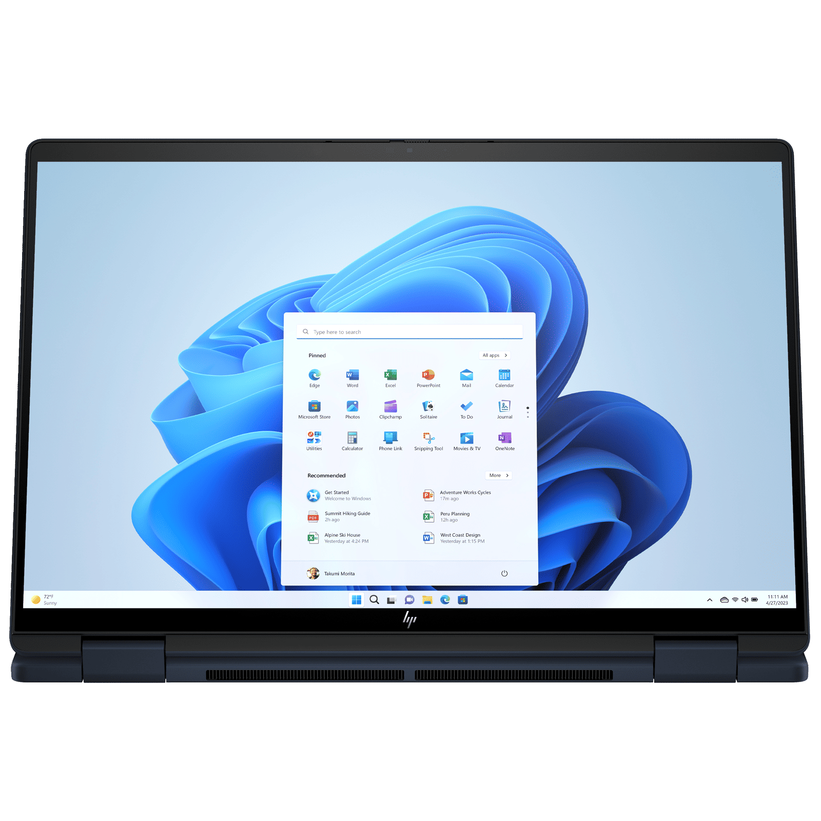 HP Envy x360 14t fc000 Intel Core Ultra 7 Touchscreen 2-in-1 Laptop (16GB, 512GB SSD, Windows 11 Home, 14 inch WUXGA IPS Display, MS Office 2021, Atmospheric Blue, 1.44 KG)_7