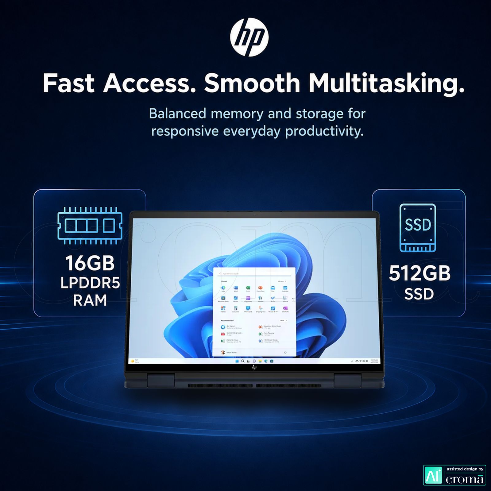HP Envy x360 14t fc000 Intel Core Ultra 7 Touchscreen 2-in-1 Laptop (16GB, 512GB SSD, Windows 11 Home, 14 inch WUXGA IPS Display, MS Office 2021, Atmospheric Blue, 1.44 KG) HP Envy x360 14t fc000 Intel Core Ultra 7 Touchscreen 2-in-1 Laptop (16GB, 512GB SSD, Windows 11 Home, 14 inch WUXGA IPS Display, MS Office 2021, Atmospheric Blue, 1.44 KG)_6