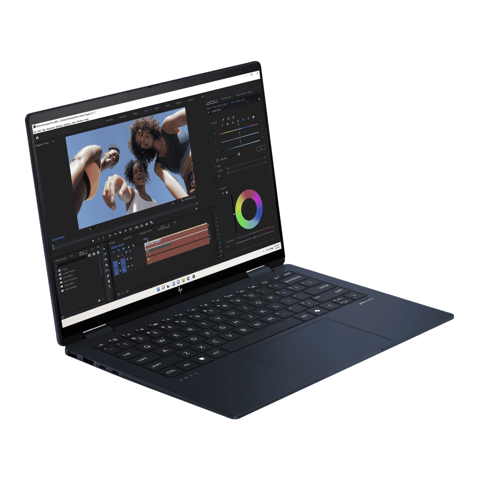 HP Envy x360 14 fc0078TU Intel Core Ultra 5 Touchscreen 2-in-1 Laptop (16GB, 512GB SSD, Windows 11 Home, 14 inch 2.8K OLED Display, MS Office 2021, Atmospheric Blue, 1.39 KG)_13