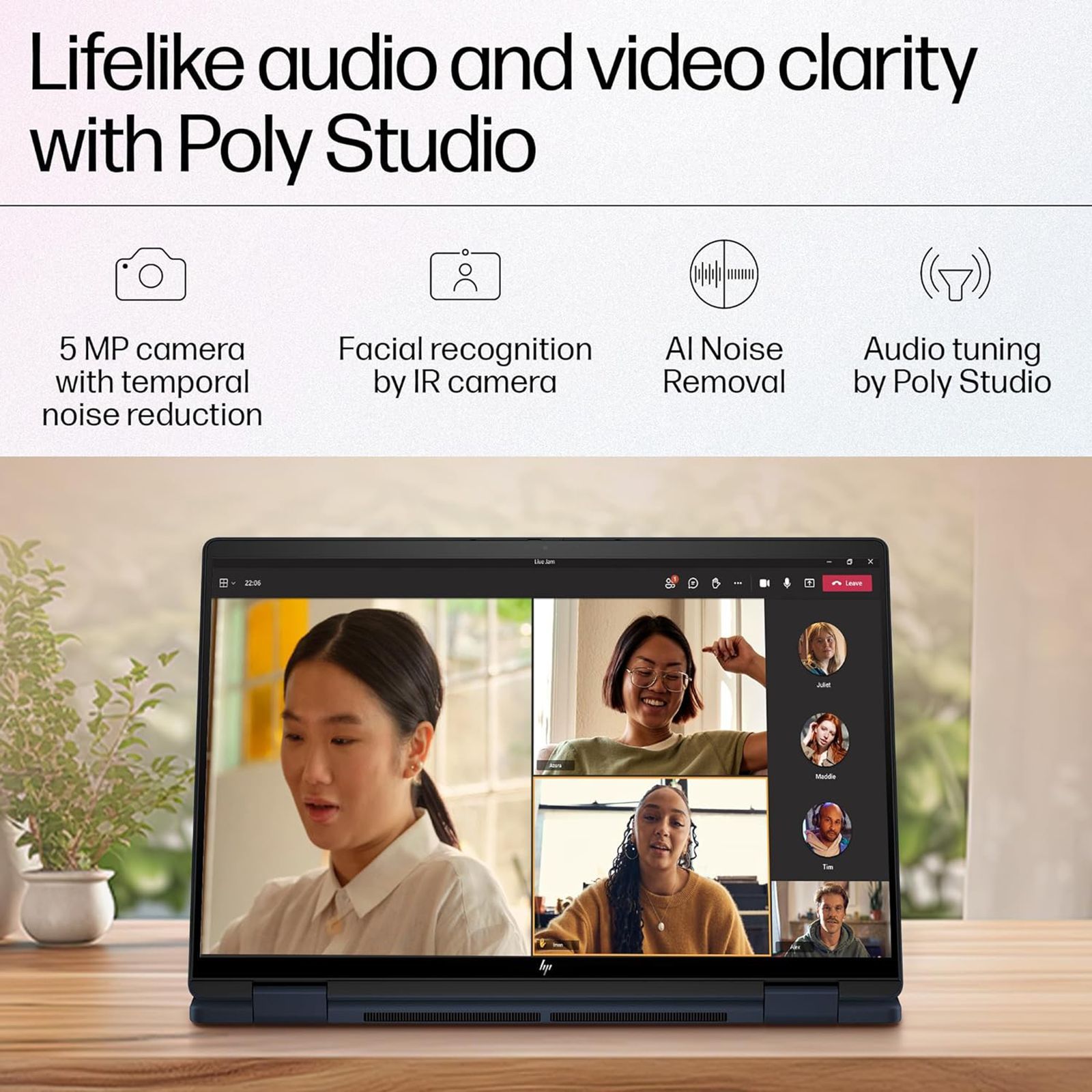 HP Envy x360 14 fc0078TU Intel Core Ultra 5 Touchscreen 2-in-1 Laptop (16GB, 512GB SSD, Windows 11 Home, 14 inch 2.8K OLED Display, MS Office 2021, Atmospheric Blue, 1.39 KG)_7