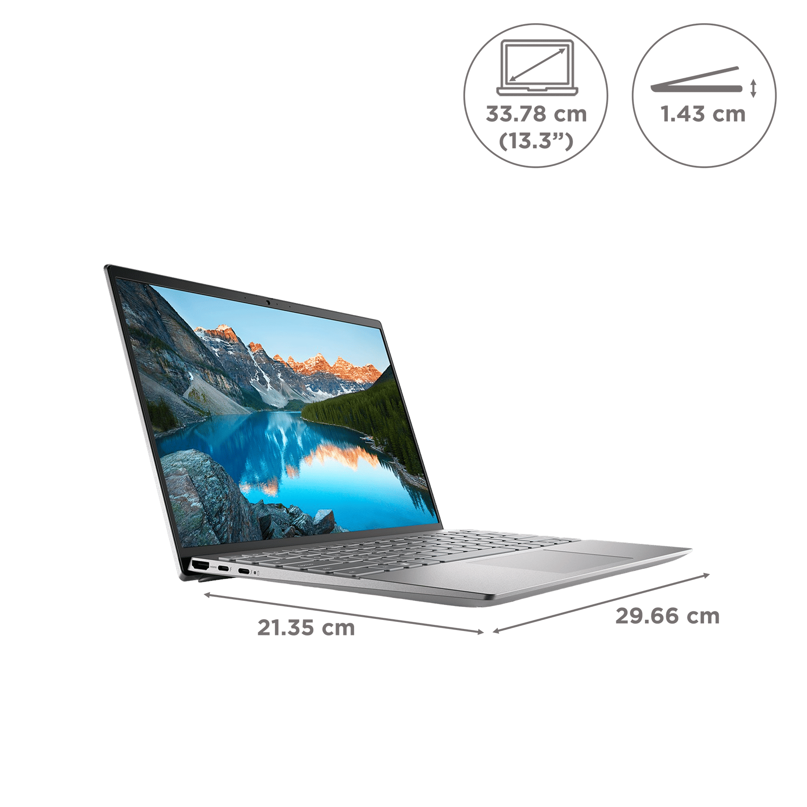 DELL Inspiron 5330 Intel Core Ultra 7 14th Gen Notebook Laptop (16GB, 1TB SSD, Windows 11 Home, 13.3 inch QHD Plus Display, Microsoft Office Home and Student 2021, Platinum Silver, 1.24 KG) DELL Inspiron 5330 Intel Core Ultra 7 14th Gen Notebook Laptop (16GB, 1TB SSD, Windows 11 Home, 13.3 inch QHD Plus Display, Microsoft Office Home and Student 2021, Platinum Silver, 1.24 KG)_2