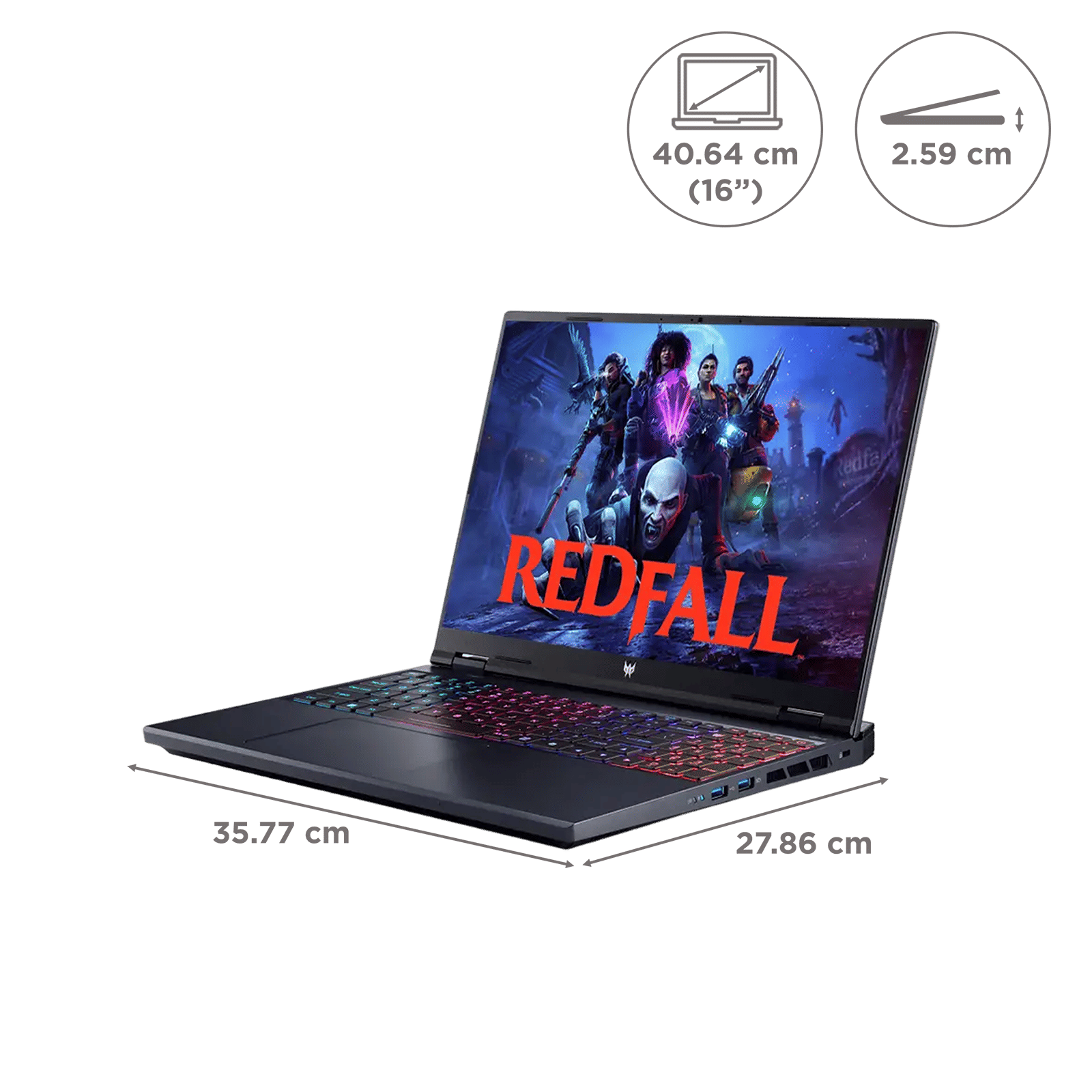 acer Predator Helios Neo 16 Intel Core i9 14th Gen Gaming Laptop (16GB, 1TB SSD, Windows 11 Home, 8GB Graphics, 16 inch 240 Hz WQXGA IPS Display, NVIDIA GeForce RTX 4070, Abyssal Black, 2.8 KG)_2