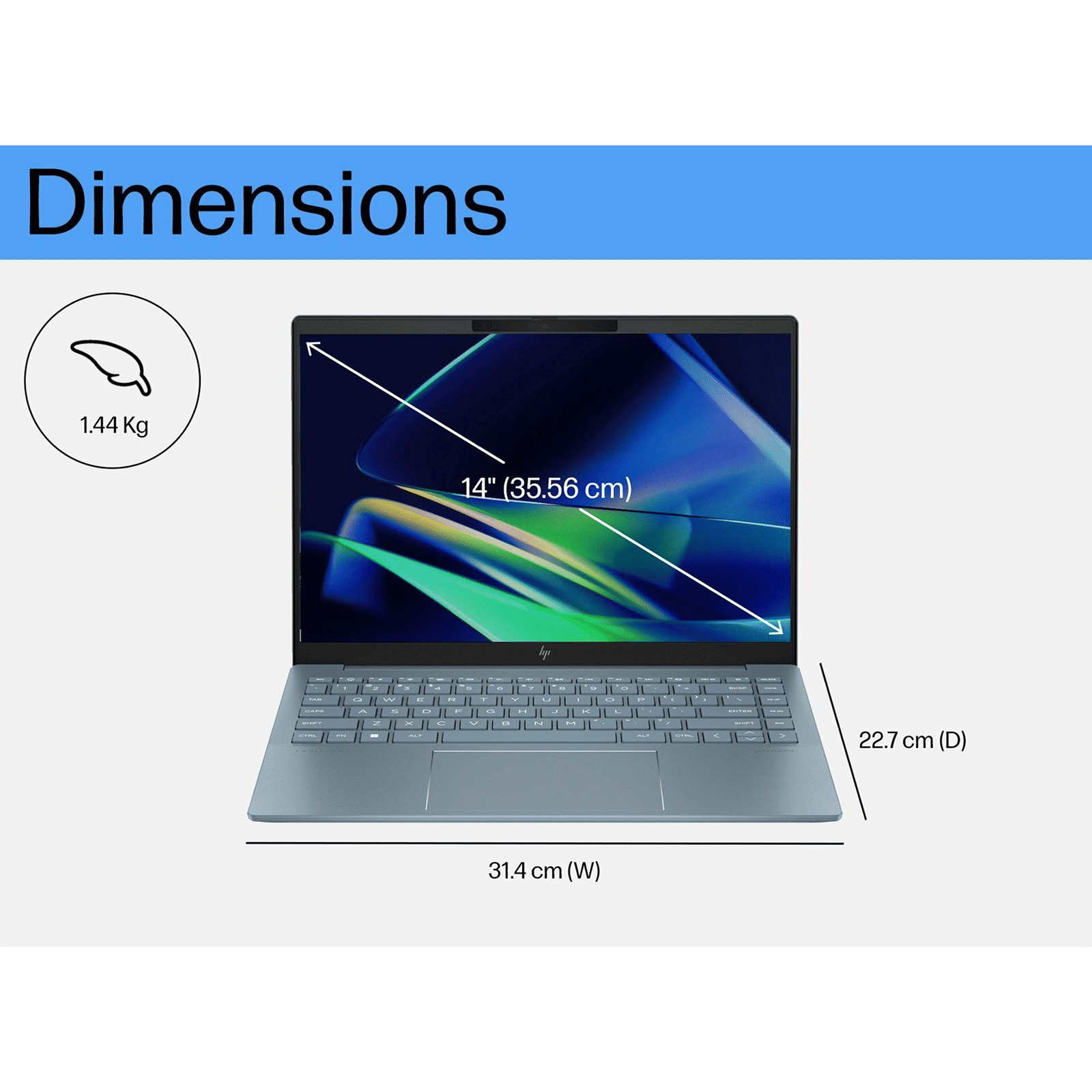 HP 14-ew1074TU Intel Core Ultra 5 Thin and Light Laptop (16GB, 512GB SSD, Windows 11 Home, 14 inch WQXGA IPS Display, MS Office 2021, Natural Silver, 1.44 KG) HP 14-ew1074TU Intel Core Ultra 5 Thin and Light Laptop (16GB, 512GB SSD, Windows 11 Home, 14 inch WQXGA IPS Display, MS Office 2021, Natural Silver, 1.44 KG)_8