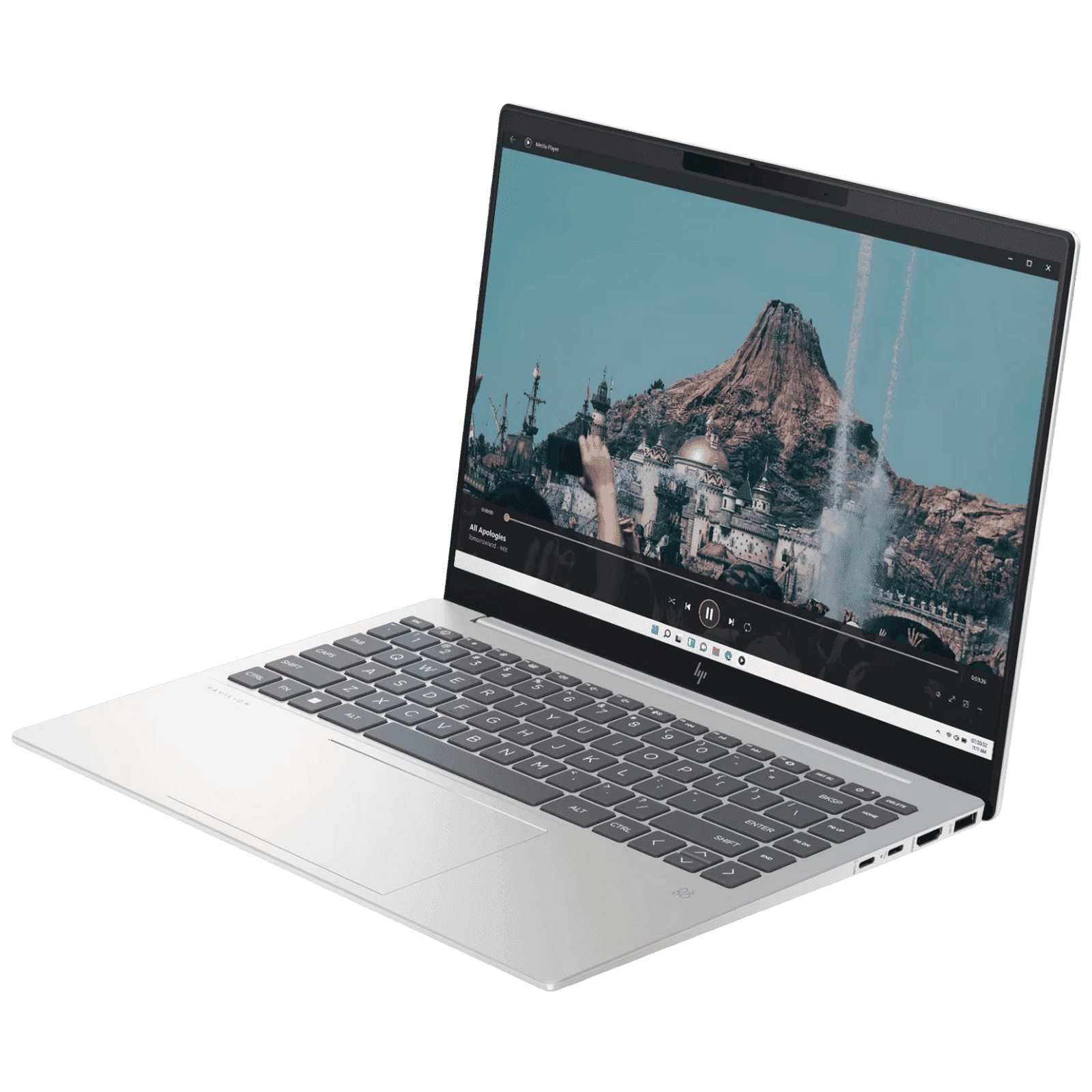HP 14-ew1074TU Intel Core Ultra 5 Thin and Light Laptop (16GB, 512GB SSD, Windows 11 Home, 14 inch WQXGA IPS Display, MS Office 2021, Natural Silver, 1.44 KG) HP 14-ew1074TU Intel Core Ultra 5 Thin and Light Laptop (16GB, 512GB SSD, Windows 11 Home, 14 inch WQXGA IPS Display, MS Office 2021, Natural Silver, 1.44 KG)_5