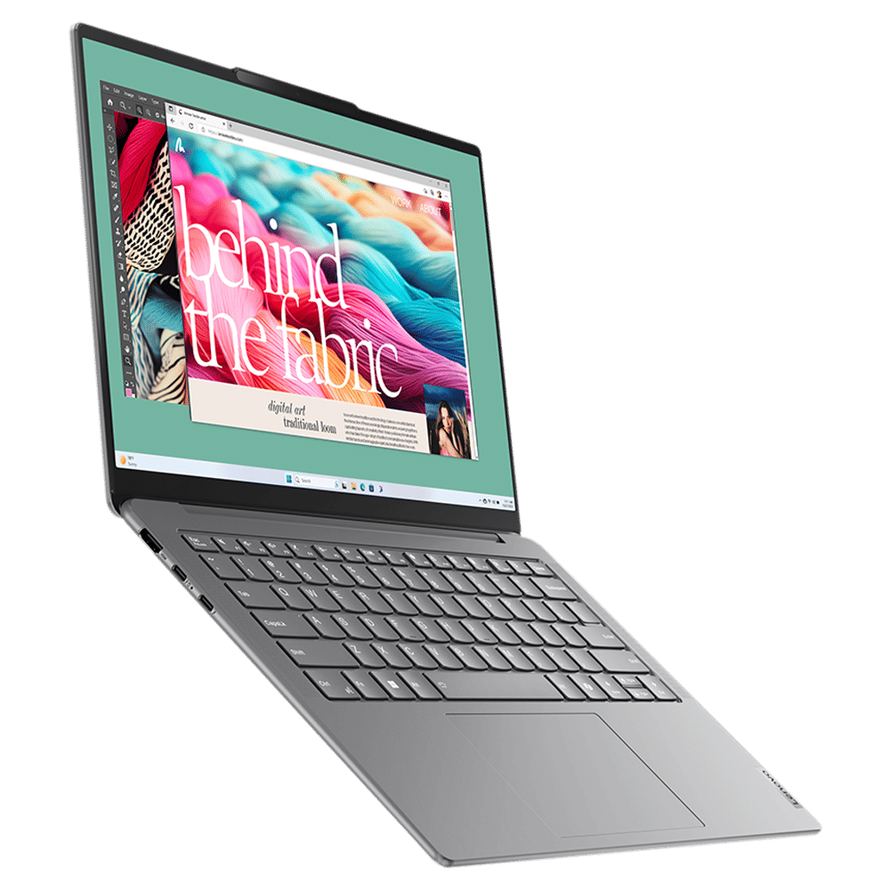 Lenovo Yoga Slim 7 14IMH9 Intel Core Ultra 7 Laptop (32GB, 1TB SSD, Windows 11 Home, 14 inch WUXGA OLED Display, MS Office 2021, Luna Grey, 1.39 KG)_7