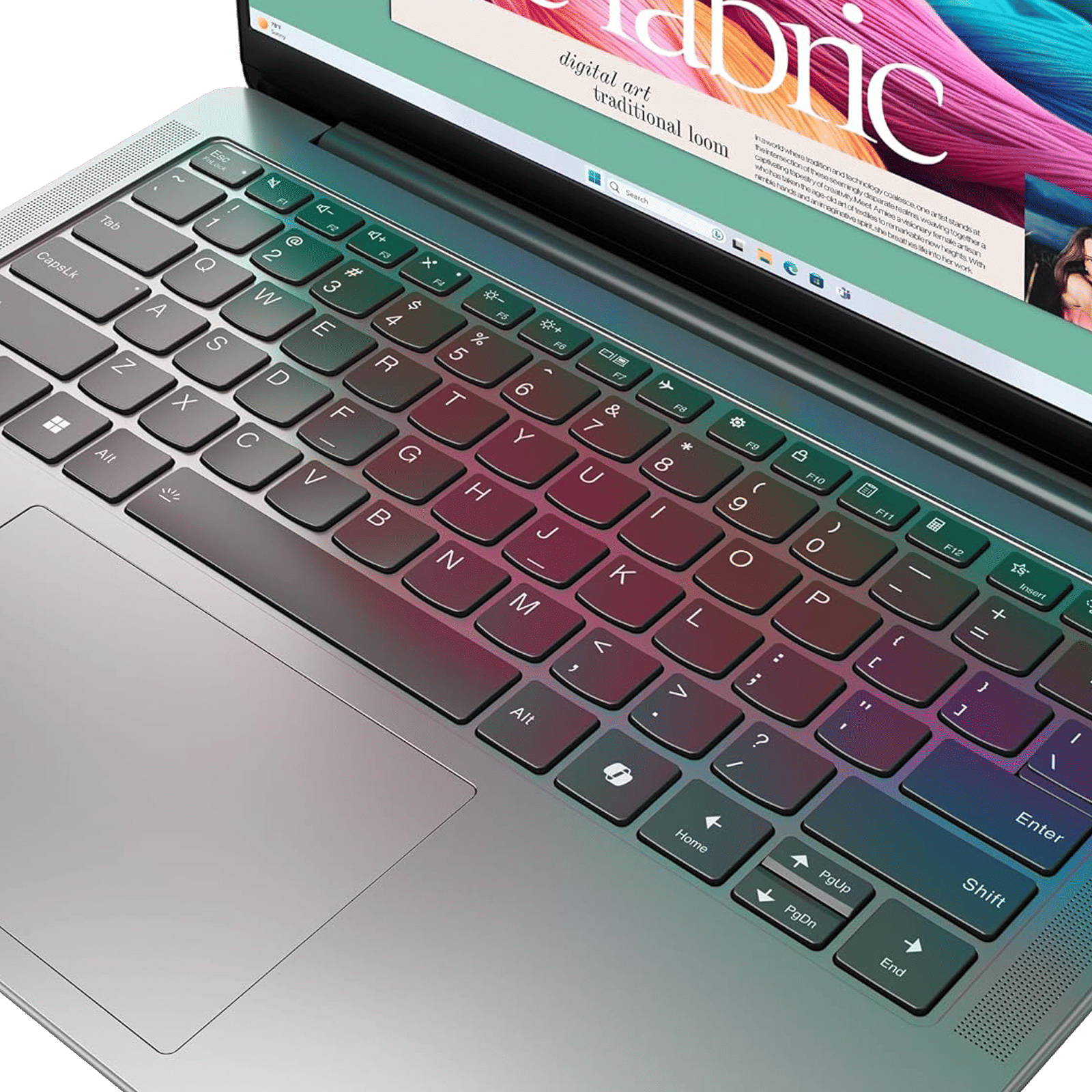 Lenovo Yoga Slim 7 14IMH9 Intel Core Ultra 7 Laptop (32GB, 1TB SSD, Windows 11 Home, 14 inch WUXGA OLED Display, MS Office 2021, Luna Grey, 1.39 KG)_5