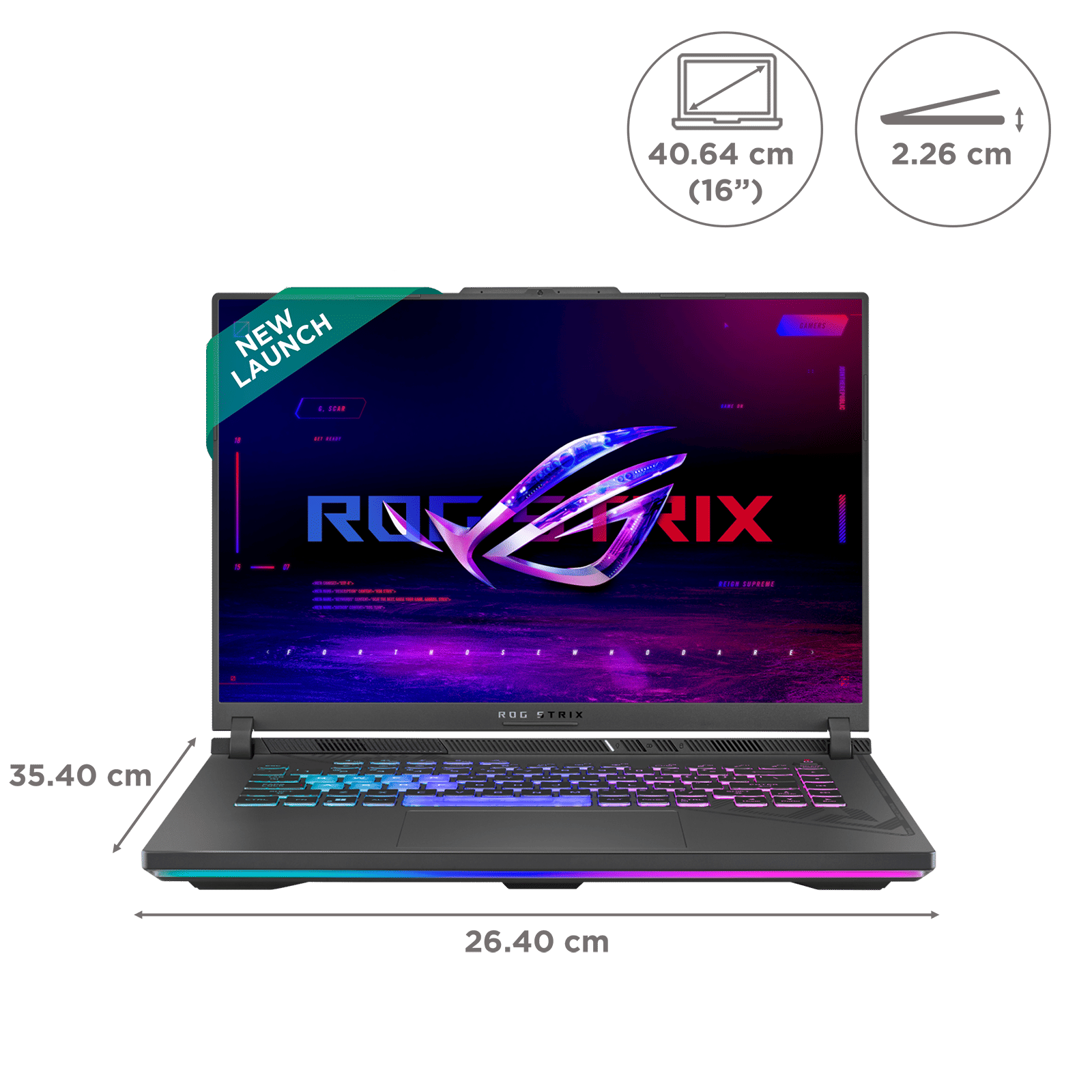 ASUS ROG Strix G16 G614JU-N3200WS Intel Core i7 13th Gen Gaming Laptop (16GB, 1TB SSD, Windows 11 Home, 6GB Graphics, 16 inch 165 Hz WUXGA IPS Display, NVIDIA GeForce RTX 4050, MS Office Home and Student 2021, Eclipse Gray, 2.5 KG) ASUS ROG Strix G16 G614JU-N3200WS Intel Core i7 13th Gen Gaming Laptop (16GB, 1TB SSD, Windows 11 Home, 6GB Graphics, 16 inch 165 Hz WUXGA IPS Display, NVIDIA GeForce RTX 4050, MS Office Home and Student 2021, Eclipse Gray, 2.5 KG)_2