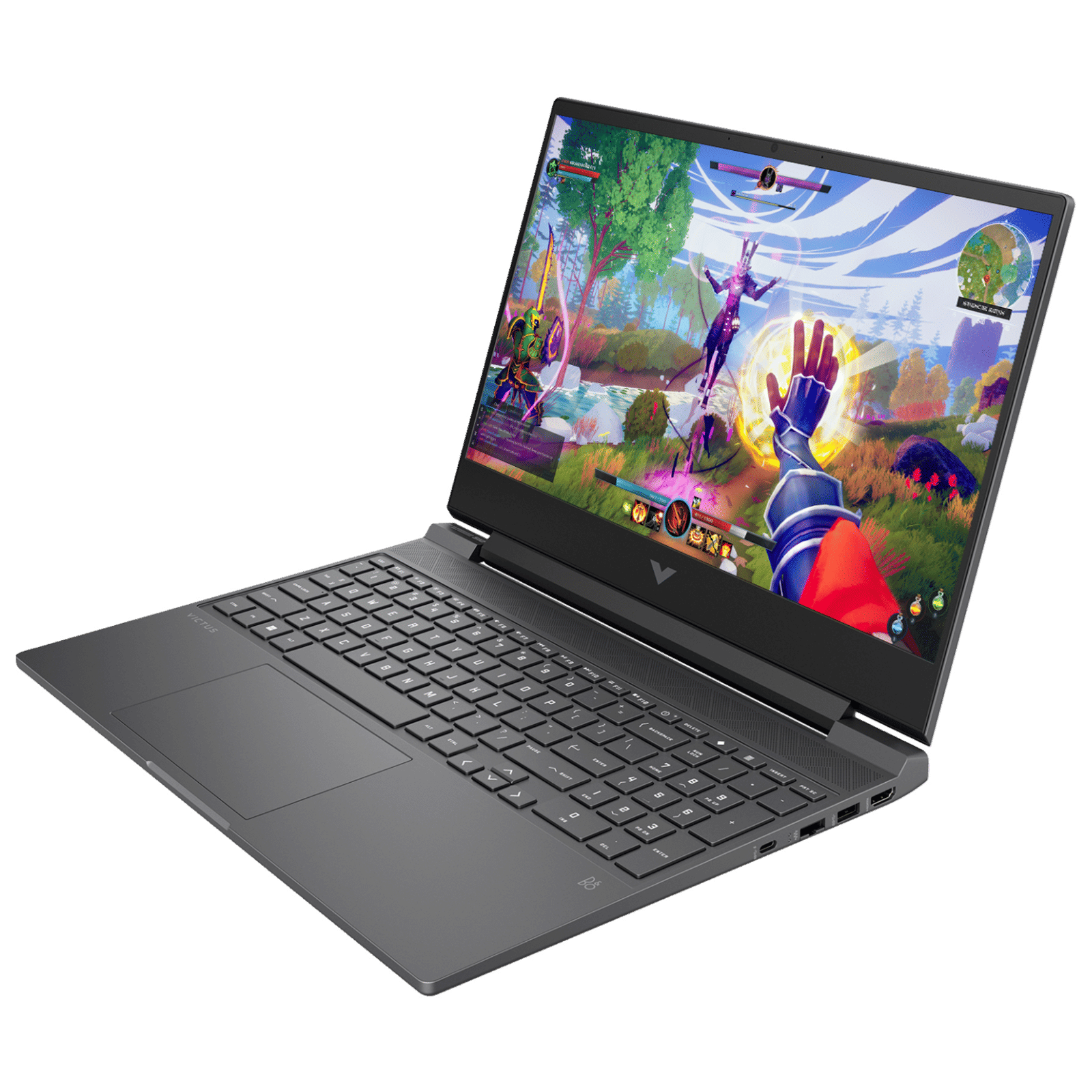 HP Victus Intel Core i7 13th Gen Gaming Laptop (16GB, 512GB SSD, Windows 11 Home, 8GB Graphics, 15.6 inch 144 Hz Full HD IPS Display, NVIDIA GeForce RTX 4060, MS Office 2021, Mica Silver, 2.29 KG)_5