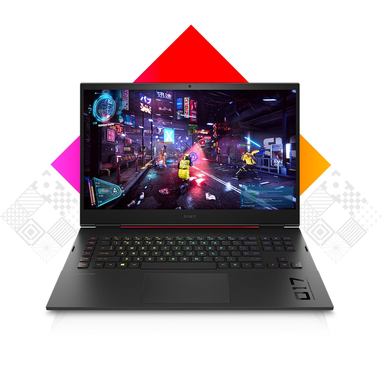 HP Omen 16 wf0148TX Intel Core i9 13th Gen Gaming Laptop (16GB, 1TB SSD, Windows 11, 8GB Graphics, 16.1 inch 165 Hz FHD Display, NVIDIA GeForce RTX 4060, MS Office 2021, Shadow Black, 2.35 KG)_9
