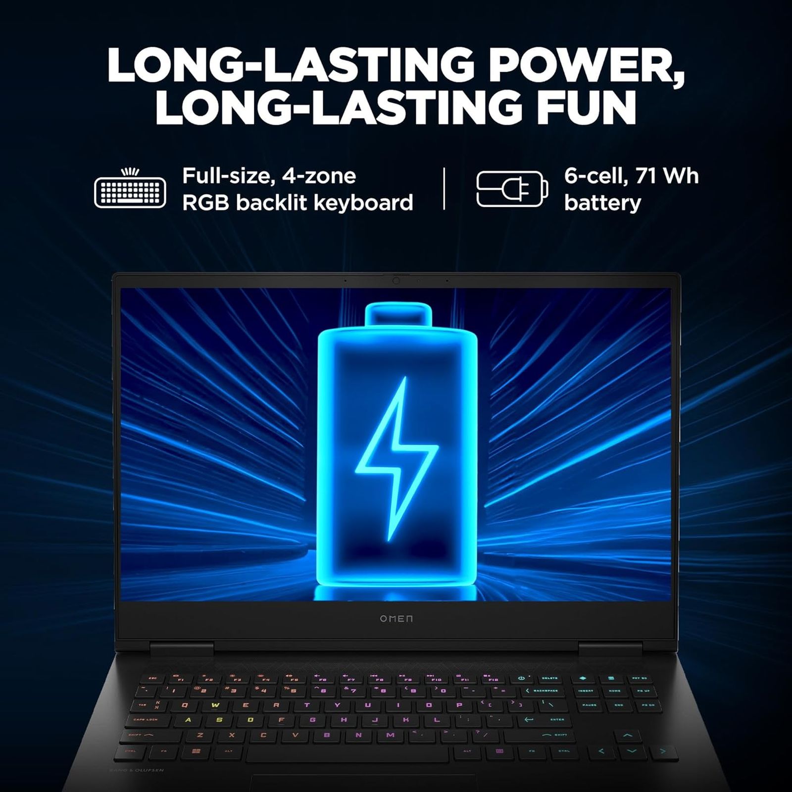 HP Omen 16 wf0148TX Intel Core i9 13th Gen Gaming Laptop (16GB, 1TB SSD, Windows 11, 8GB Graphics, 16.1 inch 165 Hz FHD Display, NVIDIA GeForce RTX 4060, MS Office 2021, Shadow Black, 2.35 KG)_11