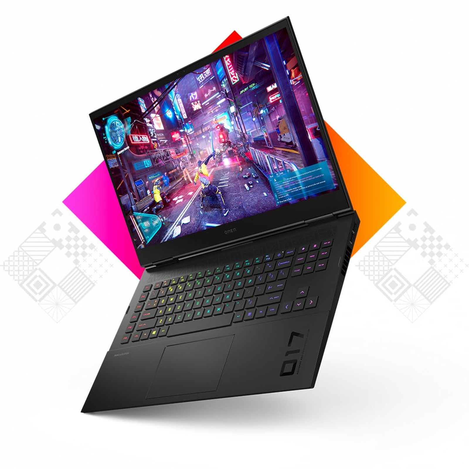 HP Omen 16 wf0148TX Intel Core i9 13th Gen Gaming Laptop (16GB, 1TB SSD, Windows 11, 8GB Graphics, 16.1 inch 165 Hz FHD Display, NVIDIA GeForce RTX 4060, MS Office 2021, Shadow Black, 2.35 KG)_7