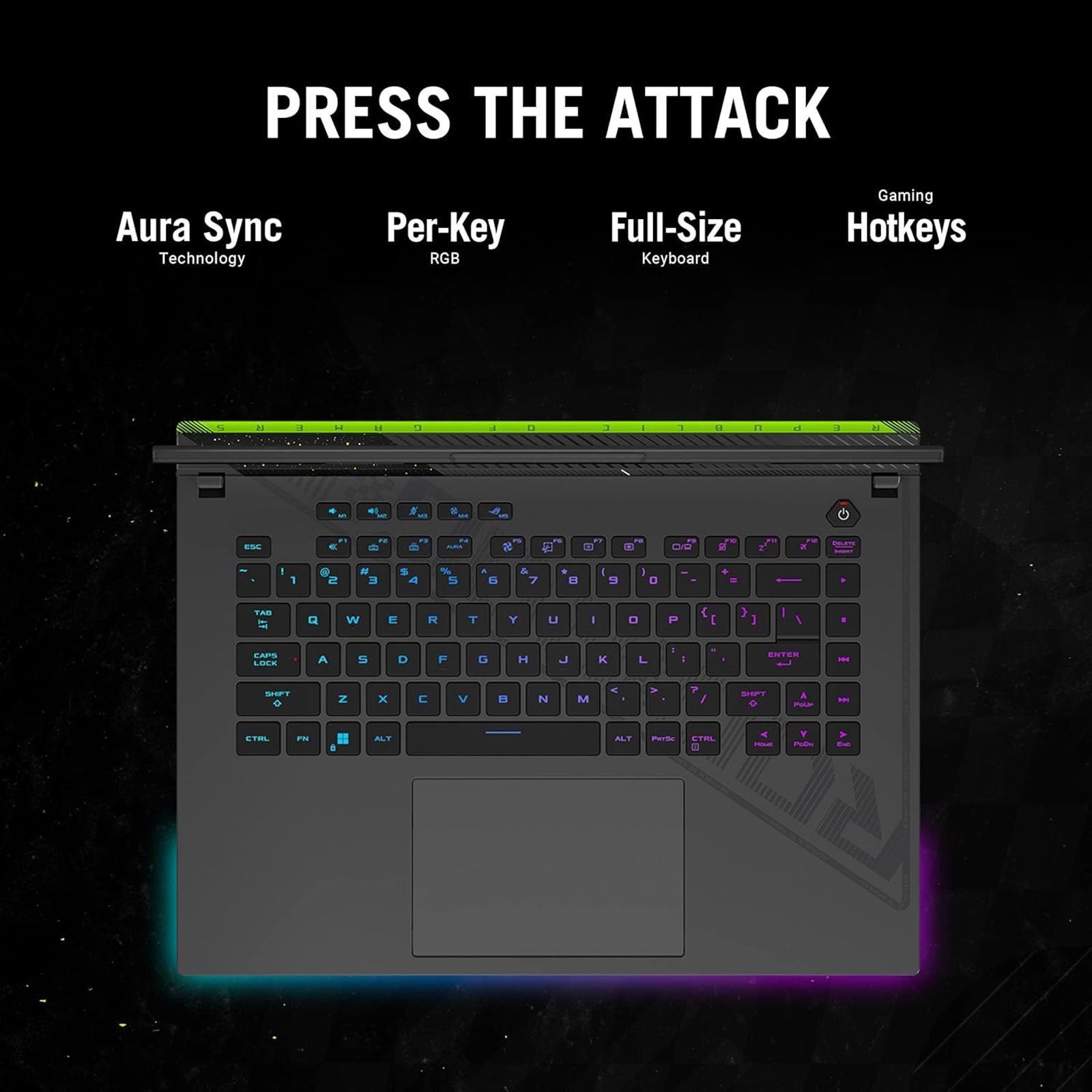 ASUS ROG Strix G16 G614JIR-N4062WS Intel Core i9 14th Gen Gaming Laptop (16GB, 1TB SSD, Windows 11 Home, 8GB Graphics, 16 inch 240 Hz WQXGA IPS Display, NVIDIA GeForce RTX 4070, MS Office Home and Student 2021, Eclipse Gray, 2.5 KG)_14