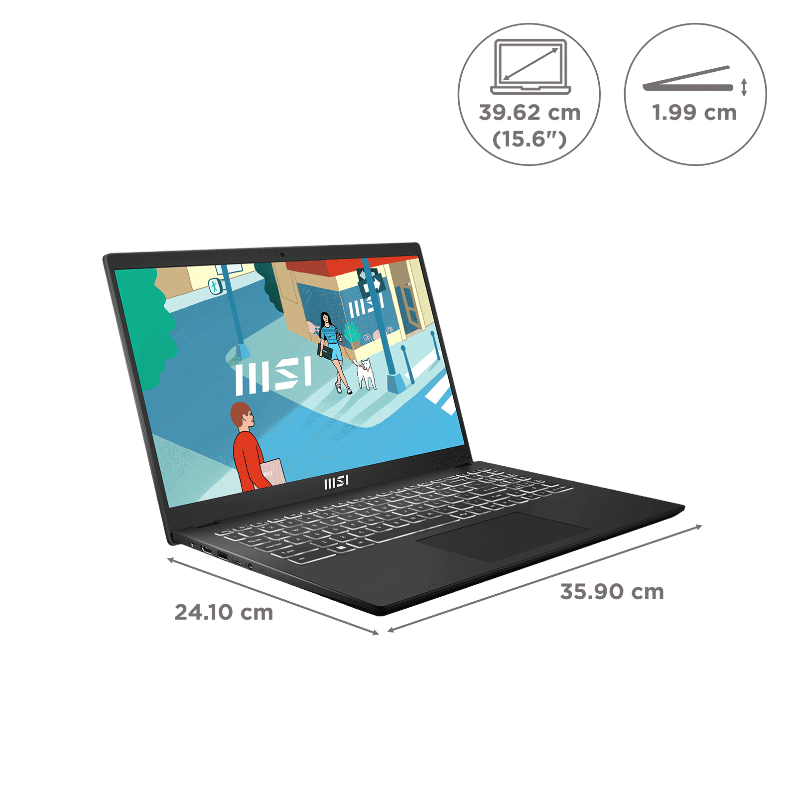 MSI Modern 15 H B13M 224IN Intel Core i9 13th Gen Business Laptop (16GB, 512GB SSD, Windows 11 Home, 15.6 inch Full HD IPS Display, MS Office 2021, Classic Black, 1.9 KG) MSI Modern 15 H B13M 224IN Intel Core i9 13th Gen Business Laptop (16GB, 512GB SSD, Windows 11 Home, 15.6 inch Full HD IPS Display, MS Office 2021, Classic Black, 1.9 KG)_3
