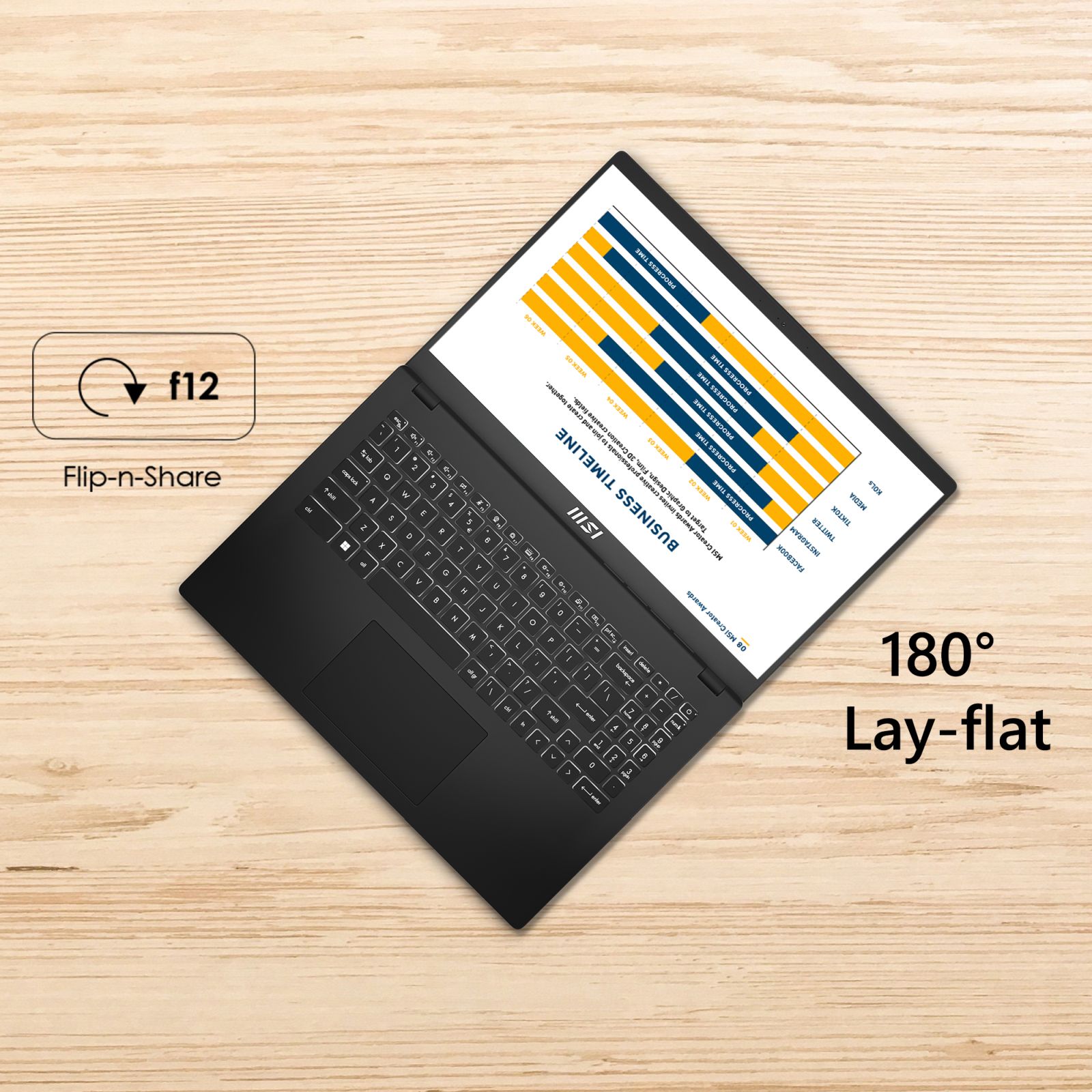 MSI Modern 15 H B13M 225IN Intel Core i7 13th Gen Business Laptop (16GB, 512GB SSD, Windows 11 Home, 15.6 inch Full HD IPS Display, MS Office 2021, Classic Black, 1.9 KG)_13