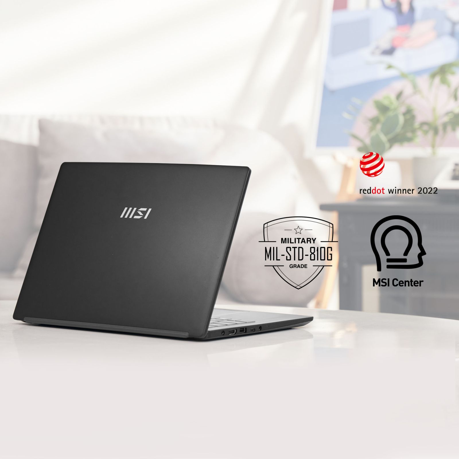 MSI Modern 15 H B13M 225IN Intel Core i7 13th Gen Business Laptop (16GB, 512GB SSD, Windows 11 Home, 15.6 inch Full HD IPS Display, MS Office 2021, Classic Black, 1.9 KG)_14
