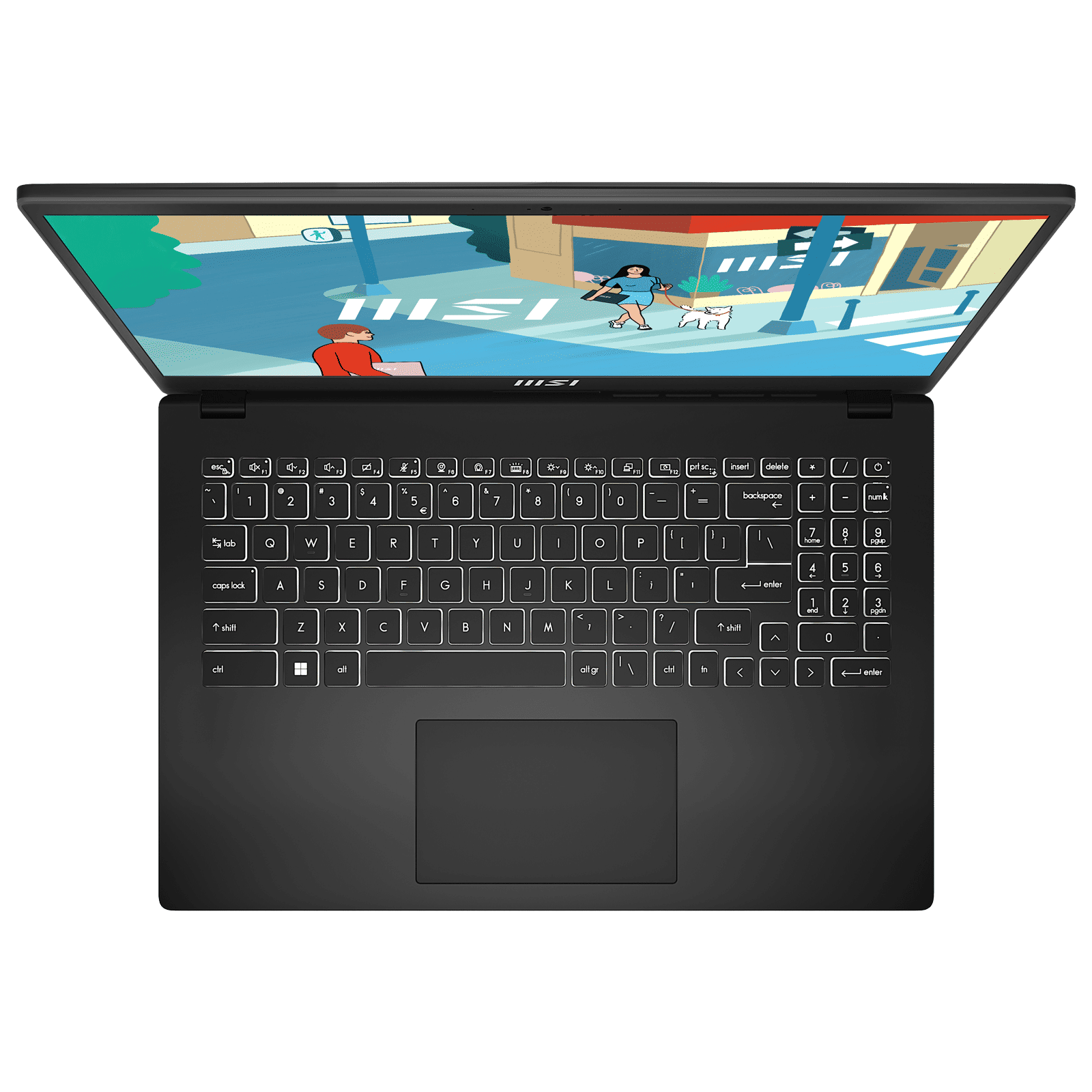 MSI Modern 15 H B13M 225IN Intel Core i7 13th Gen Business Laptop (16GB, 512GB SSD, Windows 11 Home, 15.6 inch Full HD IPS Display, MS Office 2021, Classic Black, 1.9 KG)_7