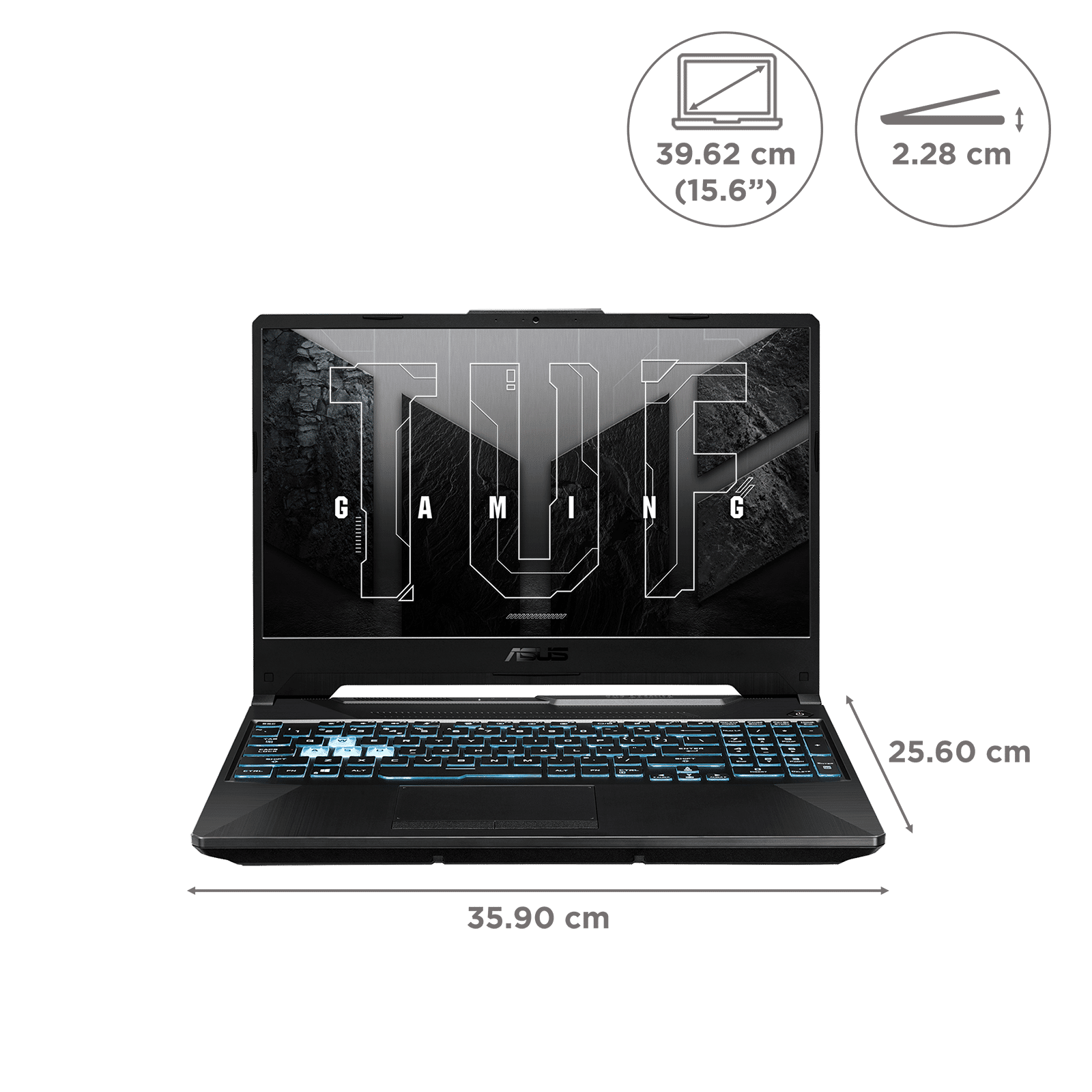 ASUS TUF Gaming A15 FA566NC-HN083WS AMD Ryzen 5 7535HS Gaming Laptop (16GB, 512GB SSD, Windows 11 Home, 4GB Graphics, 15.6 inch 144 Hz Full HD IPS Display, NVIDIA GeForce RTX 3050, MS Office Home and Student, Graphite Black, 2.3 KG) ASUS TUF Gaming A15 FA566NC-HN083WS AMD Ryzen 5 7535HS Gaming Laptop (16GB, 512GB SSD, Windows 11 Home, 4GB Graphics, 15.6 inch 144 Hz Full HD IPS Display, NVIDIA GeForce RTX 3050, MS Office Home and Student, Graphite Black, 2.3 KG)_2