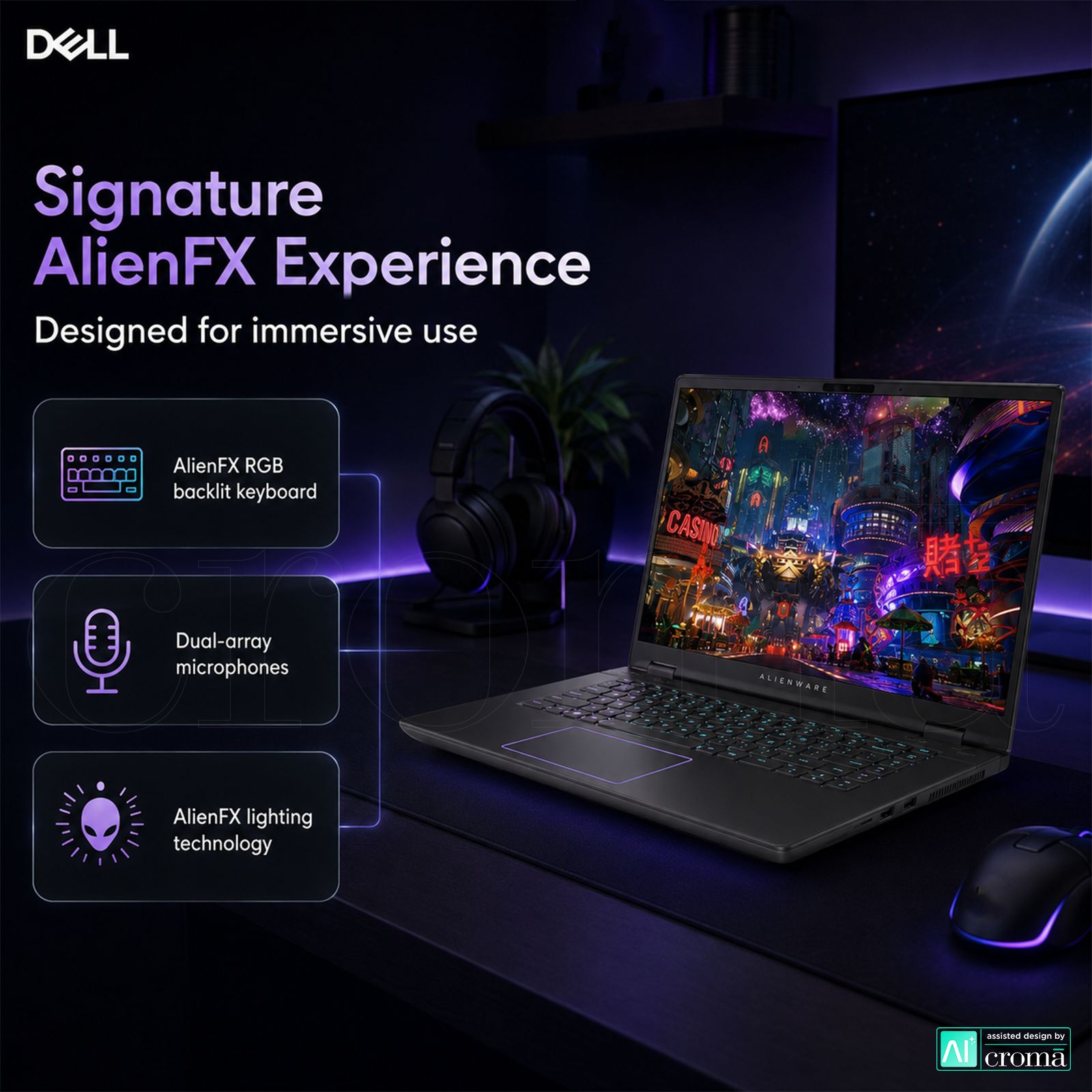 DELL Alienware m16 R2 Intel Core Ultra 9 Gaming Laptop (16GB, 1TB SSD, Windows 11 Home, 8GB Graphics, 16 inch 240 Hz QHD Plus Display, NVIDIA GeForce RTX 4060, MS Office Home & Student 2021, Dark Metallic Moon, 2.61 KG) DELL Alienware m16 R2 Intel Core Ultra 9 Gaming Laptop (16GB, 1TB SSD, Windows 11 Home, 8GB Graphics, 16 inch 240 Hz QHD Plus Display, NVIDIA GeForce RTX 4060, MS Office Home & Student 2021, Dark Metallic Moon, 2.61 KG)_7
