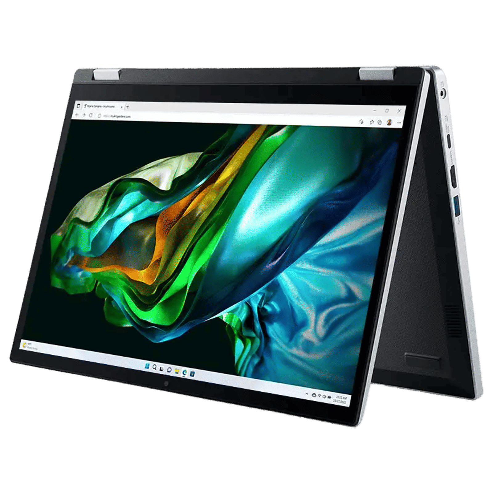 acer Aspire 3 Spin A3SP14-31PT Intel Core i3 Touchscreen 2-in-1 Laptop (8GB, 512GB SSD, Windows 11 Pro, 14 inch WUXGA IPS Display, MS Office 2021, Silver, 1.54 KG)_1