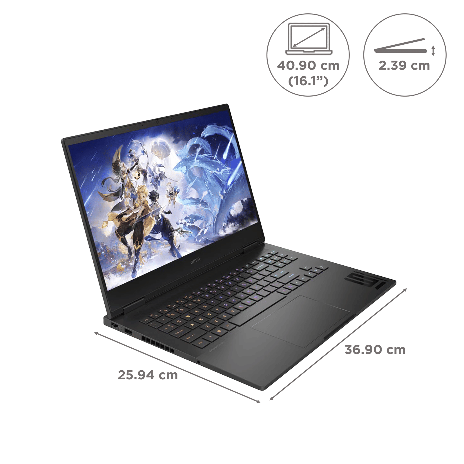 HP Omen 16 wd0012TX Intel Core i7 13th Gen Gaming Laptop (16GB, 1TB SSD, Windows 11 Home, 8GB Graphics, 16.1 inch 144 Hz FHD Display, NVIDIA GeForce RTX 4060, MS Office 2021, Shadow Black, 2.35 KG) HP Omen 16 wd0012TX Intel Core i7 13th Gen Gaming Laptop (16GB, 1TB SSD, Windows 11 Home, 8GB Graphics, 16.1 inch 144 Hz FHD Display, NVIDIA GeForce RTX 4060, MS Office 2021, Shadow Black, 2.35 KG)_2