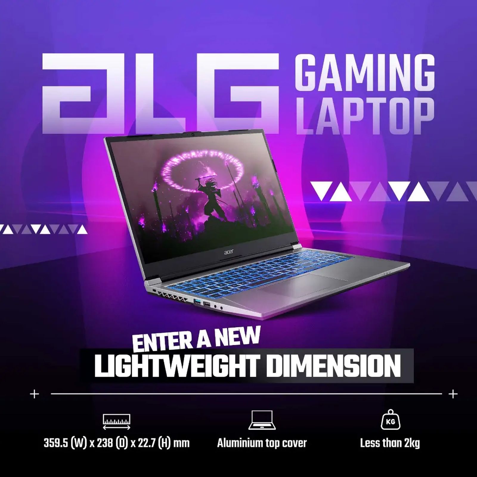 acer ALG AL15G-52 Intel Core i5 12th Gen Gaming Laptop (16GB, 512GB SSD, Windows 11 Home, 4GB Graphics, 15.6 inch 60 Hz Full HD Display, NVIDIA GeForce RTX 2050, Steel Gray, 1.99 KG) _9
