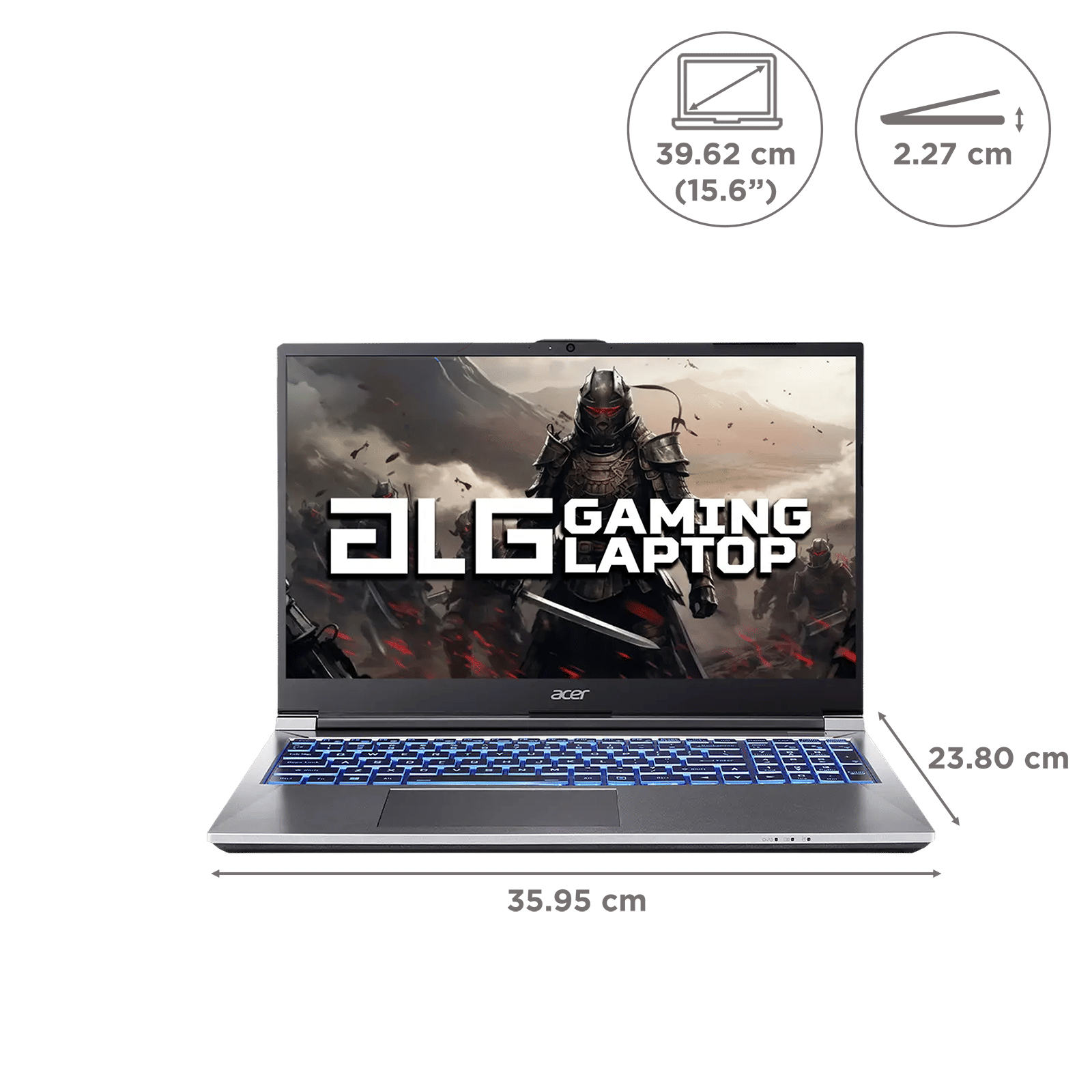 acer ALG AL15G-52 Intel Core i5 12th Gen Gaming Laptop (16GB, 512GB SSD, Windows 11 Home, 4GB Graphics, 15.6 inch 60 Hz Full HD Display, NVIDIA GeForce RTX 2050, Steel Gray, 1.99 KG) _2