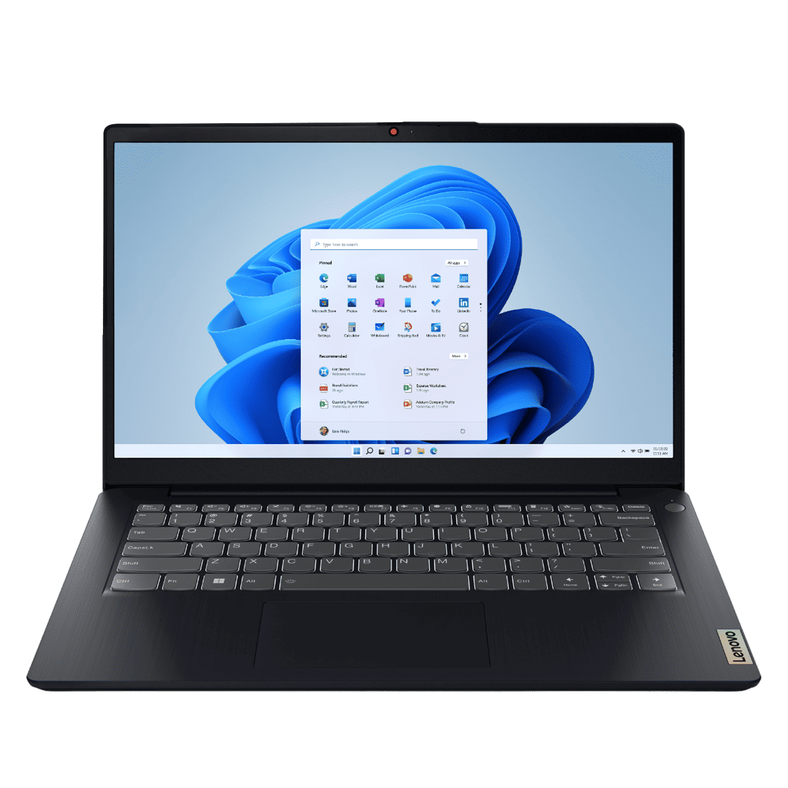 Lenovo IdeaPad 3 14IAU7 Intel Core i3 12th Gen Thin & Light Laptop (8GB, 512GB SSD, Windows 11 Home, 14 inch Full HD TN Display, MS Office 2021, Abyss Blue, 1.43 KG)_1