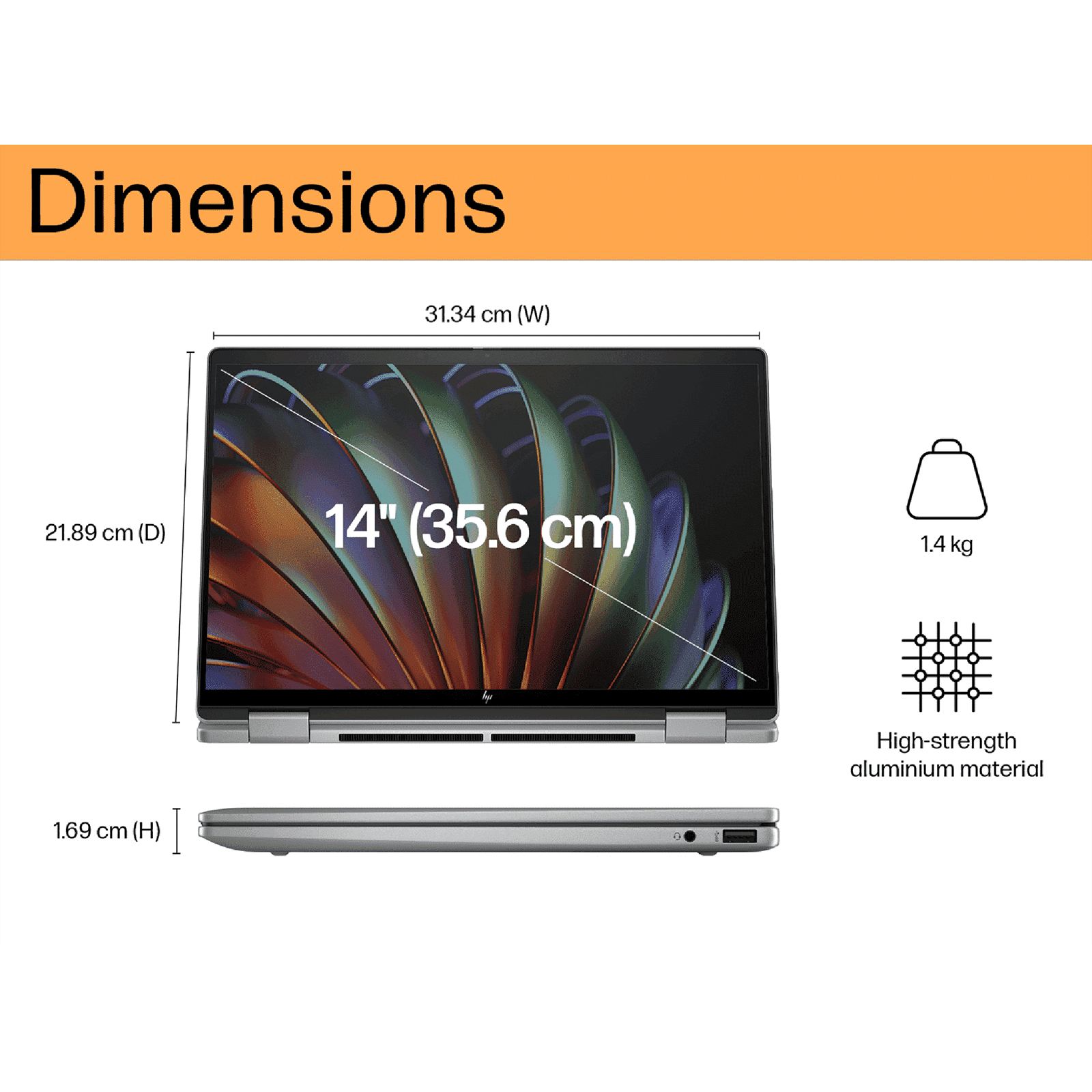 HP Envy x360 14-fa0038AU AMD Ryzen 5 Touchscreen 2-in-1 Laptop (16GB, 512GB SSD, Windows 11 Home, 14 inch, WUXGA IPS Display, Meteor Silver Aluminum, 1.39Kg) HP Envy x360 14-fa0038AU AMD Ryzen 5 Touchscreen 2-in-1 Laptop (16GB, 512GB SSD, Windows 11 Home, 14 inch, WUXGA IPS Display, Meteor Silver Aluminum, 1.39Kg)_14