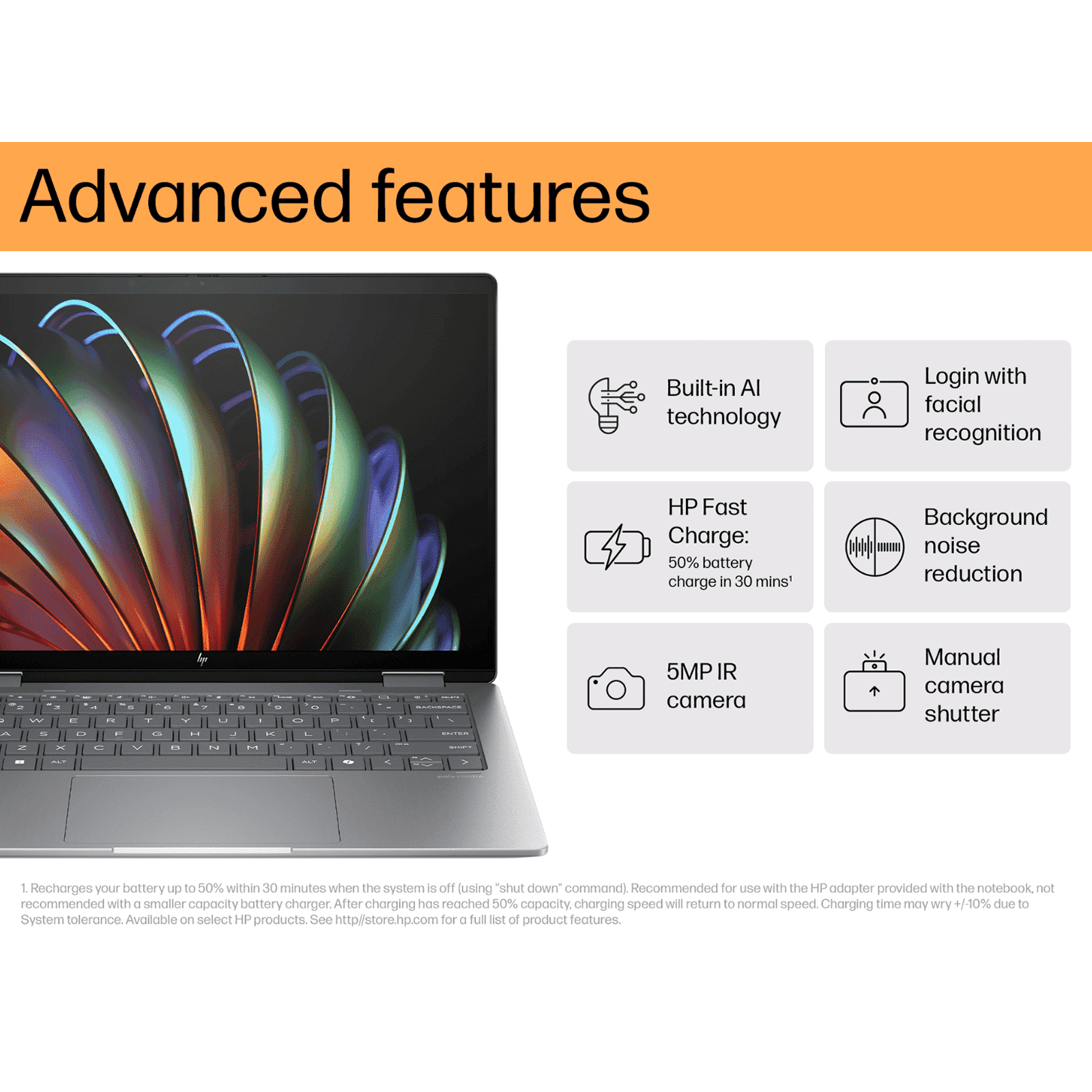 HP Envy x360 14-fa0038AU AMD Ryzen 5 Touchscreen 2-in-1 Laptop (16GB, 512GB SSD, Windows 11 Home, 14 inch, WUXGA IPS Display, Meteor Silver Aluminum, 1.39Kg) HP Envy x360 14-fa0038AU AMD Ryzen 5 Touchscreen 2-in-1 Laptop (16GB, 512GB SSD, Windows 11 Home, 14 inch, WUXGA IPS Display, Meteor Silver Aluminum, 1.39Kg)_10