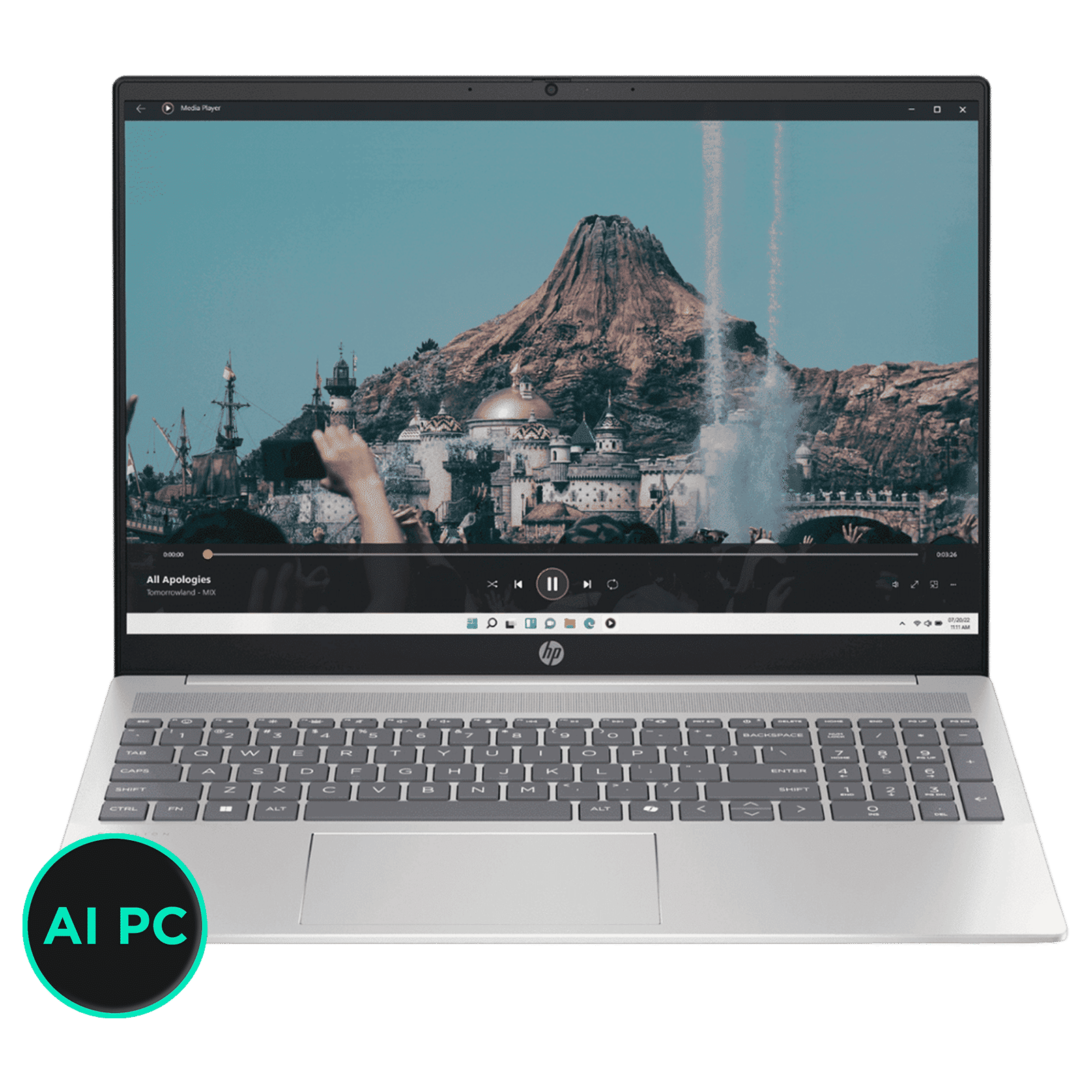 HP Pavilion 16 af0015TU Intel Core Ultra 5 Laptop (16GB, 512GB SSD, Windows 11 Home, 16 inch Full HD IPS Display, MS Office 2021, Natural Silver, 1.77 KG)_1
