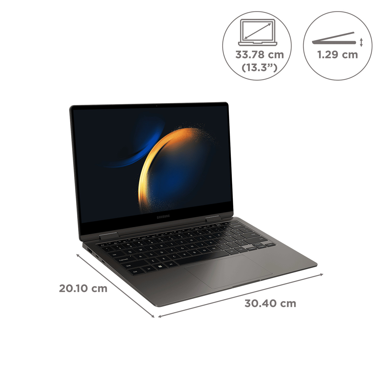 SAMSUNG Galaxy Book3 360 Intel Core i7 13th Gen 2-in-1 Laptop (16GB, 512GB SSD, Windows 11 Home, 13.3 inch Full HD Super AMOLED Display, MS Office 2021, Graphite, 1.16 KG) SAMSUNG Galaxy Book3 360 Intel Core i7 13th Gen 2-in-1 Laptop (16GB, 512GB SSD, Windows 11 Home, 13.3 inch Full HD Super AMOLED Display, MS Office 2021, Graphite, 1.16 KG)_2