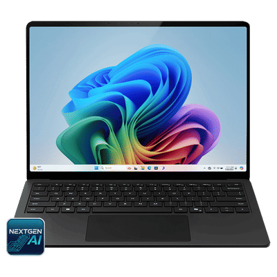 Microsoft Surface 7th Edition Snapdragon X
                      Elite Touchscreen Ultra Thin Laptop (32GB, 1TB
                      SSD, Windows 11 Home, 13.8 inch LCD Display,
                      Microsoft 365 for 6 Months, Black, 1.34 KG)