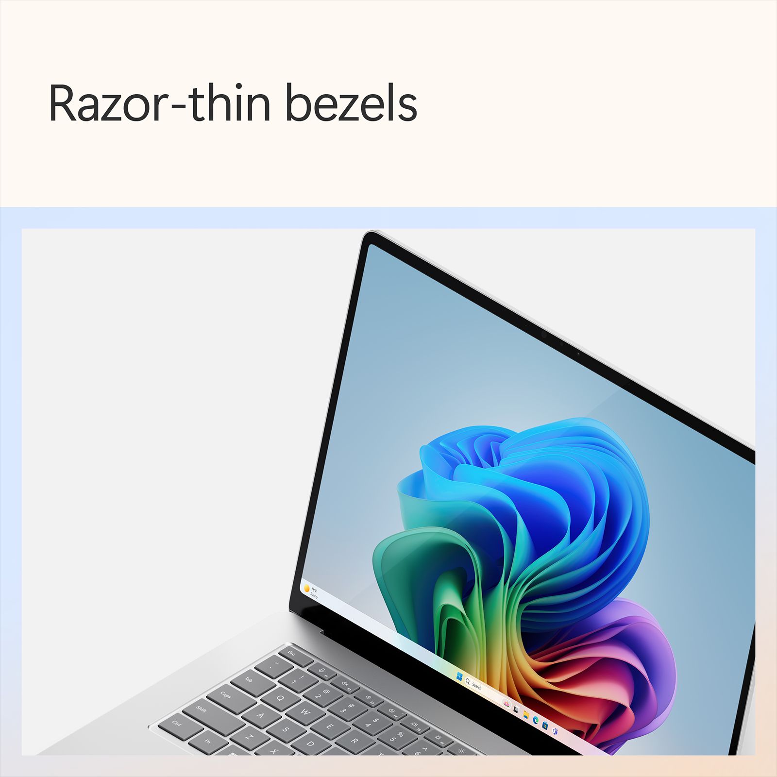 Microsoft Surface 7th Edition Snapdragon X Elite Touchscreen Ultra Thin Laptop (16GB, 256GB SSD, Windows 11 Home, 15 inch LCD Display, Microsoft 365 for 6 Months, Platinum, 1.66 KG)_7