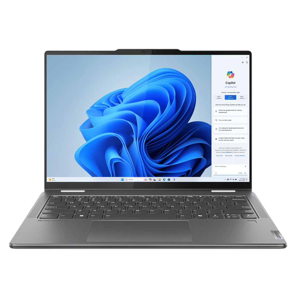Lenovo Yoga 7 14IML9 Intel Core Ultra 5 Touchscreen 2-in-1 Laptop (16GB, 512GB SSD, Windows 11 Home, 14 inch WUXGA OLED Display, MS Office 2021, Storm Grey, 1.49 KG) Lenovo Yoga 7 14IML9 Intel Core Ultra 5 Touchscreen 2-in-1 Laptop (16GB, 512GB SSD, Windows 11 Home, 14 inch WUXGA OLED Display, MS Office 2021, Storm Grey, 1.49 KG)_13
