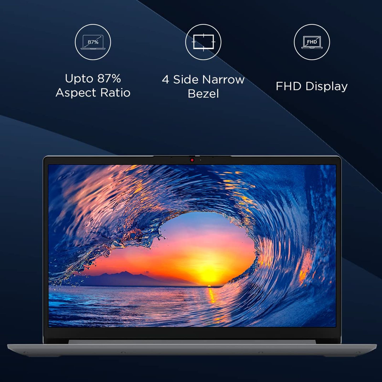 Lenovo IdeaPad 1 15AMN7 AMD Ryzen 5 Thin & Light Laptop (8GB, 512GB SSD, Windows 11 Home, 15.6 inch Full HD Display, MS Office 2021, Cloud Grey, 1.58 KG)_8