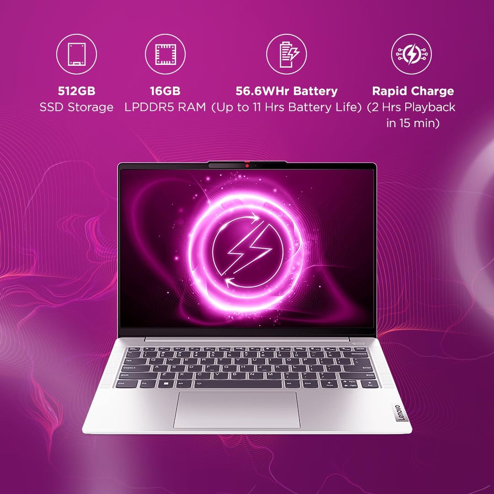 Lenovo IdeaPad Slim 5 14ABR8 AMD Ryzen 5 Thin & Light Laptop (16GB, 1TB SSD, Windows 11 Home, 14 inch WUXGA OLED Display, MS Office 2021, Cloud Grey, 1.46 KG) Lenovo IdeaPad Slim 5 14ABR8 AMD Ryzen 5 Thin & Light Laptop (16GB, 1TB SSD, Windows 11 Home, 14 inch WUXGA OLED Display, MS Office 2021, Cloud Grey, 1.46 KG)_8