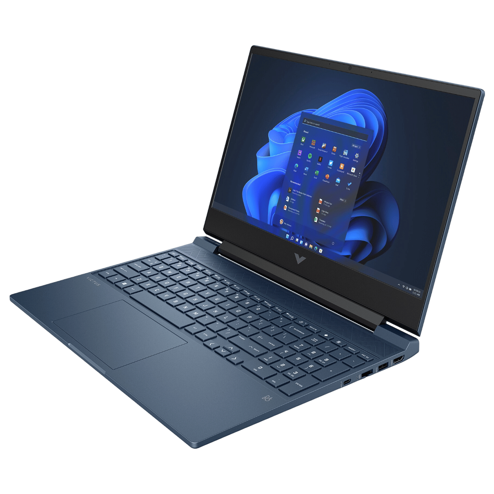 HP Victus 15-FA1411TX Intel Core i7 12th Gen Gaming Laptop (16GB, 512GB SSD, Windows 11 Home, 4GB Graphics, 15.6 inch 144 Hz Full HD IPS Display, NVIDIA GeForce RTX 3050, MS Office Home & Student 2021, Performance Blue, 2.29 KG)_4