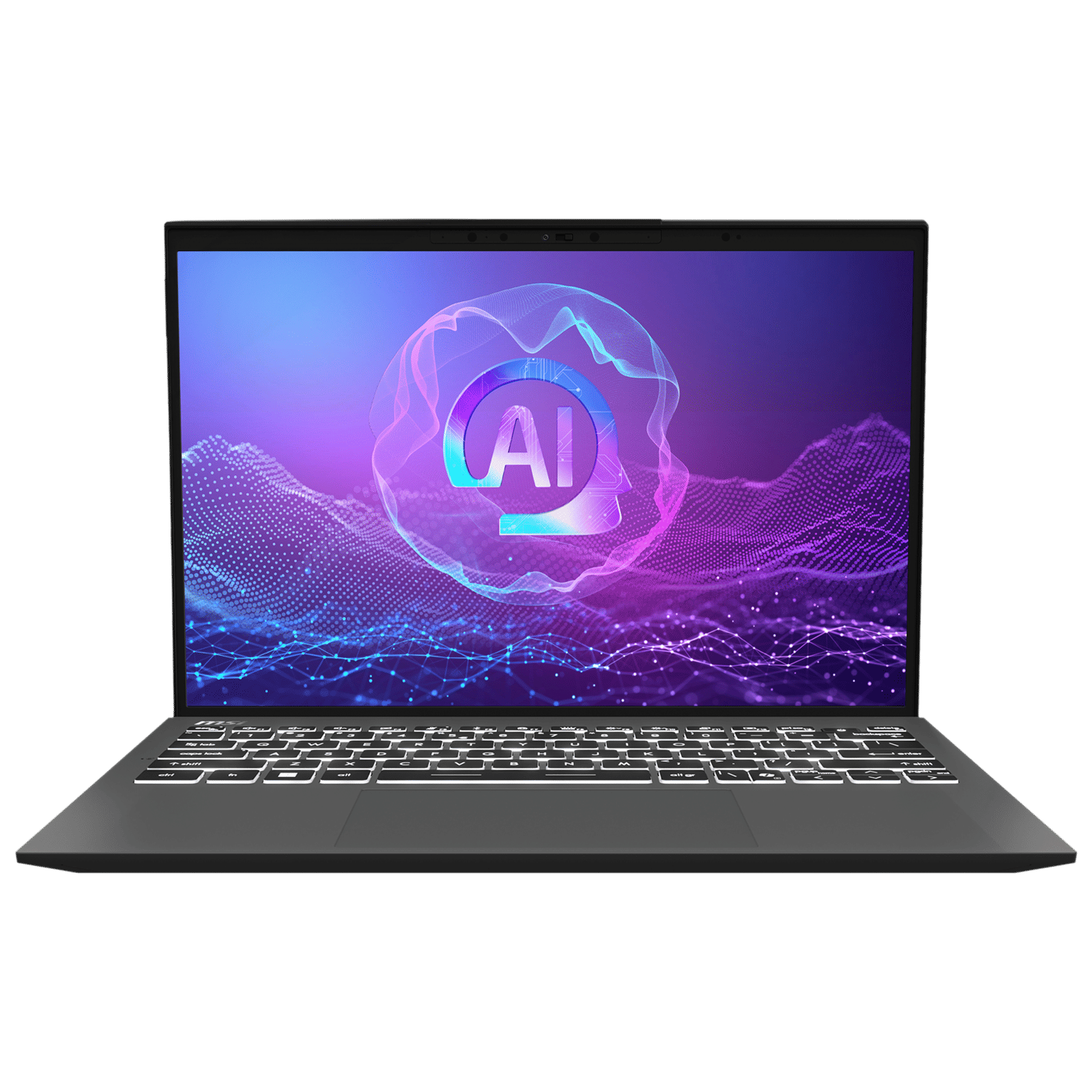 MSI Prestige 13 AIPlus Evo A2VMG Intel Core Ultra 7 Thin & Light Laptop (32GB, 1TB SSD, Windows 11 Home, 13.3 inch OLED Display, MS Office 2021, Stellar Gray, 1.35 KG)_1