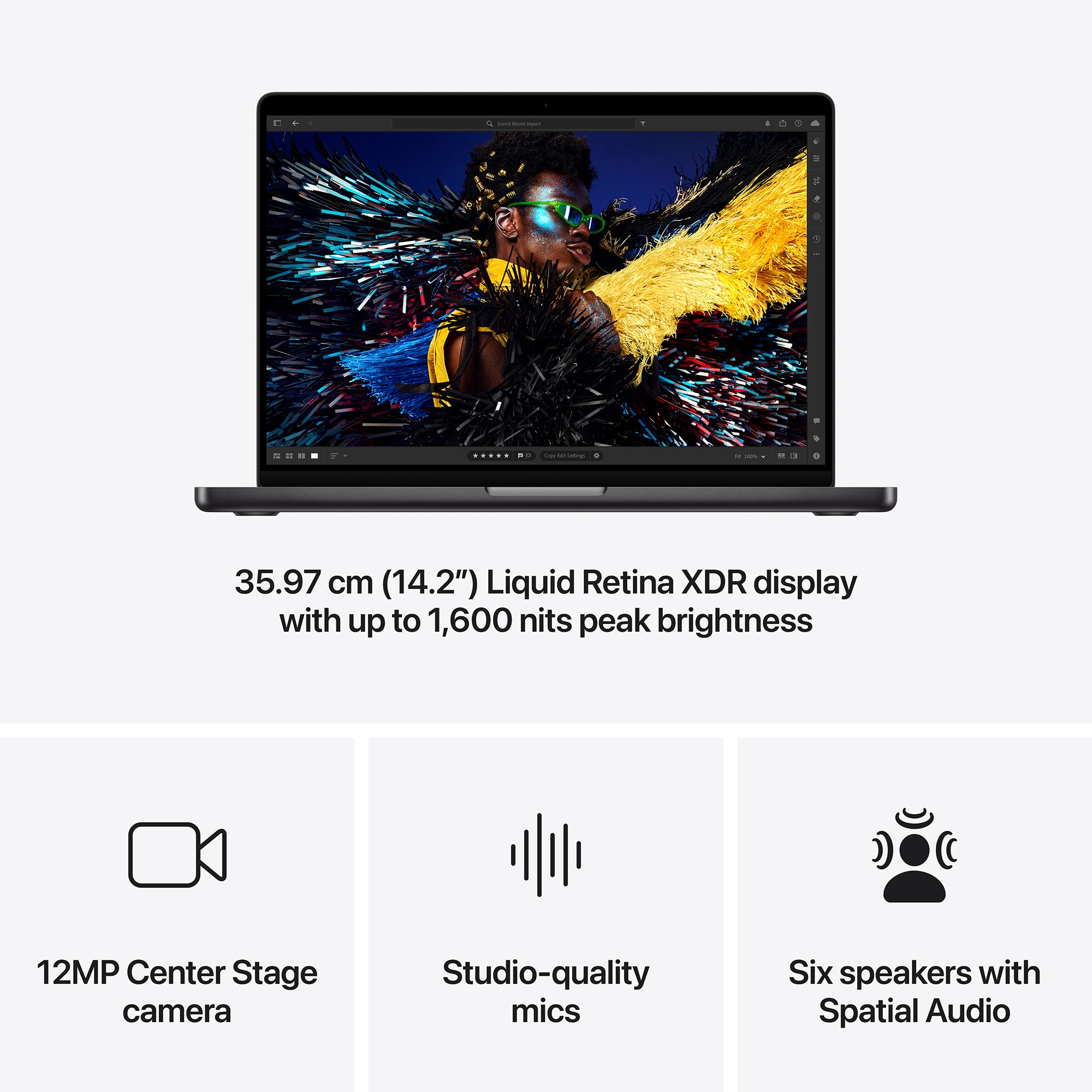 Apple MacBook Pro (14.2 inch, M4, 16GB, 512GB, macOS Sequoia, Space Black) Apple MacBook Pro (14.2 inch, M4, 16GB, 512GB, macOS Sequoia, Space Black)_6