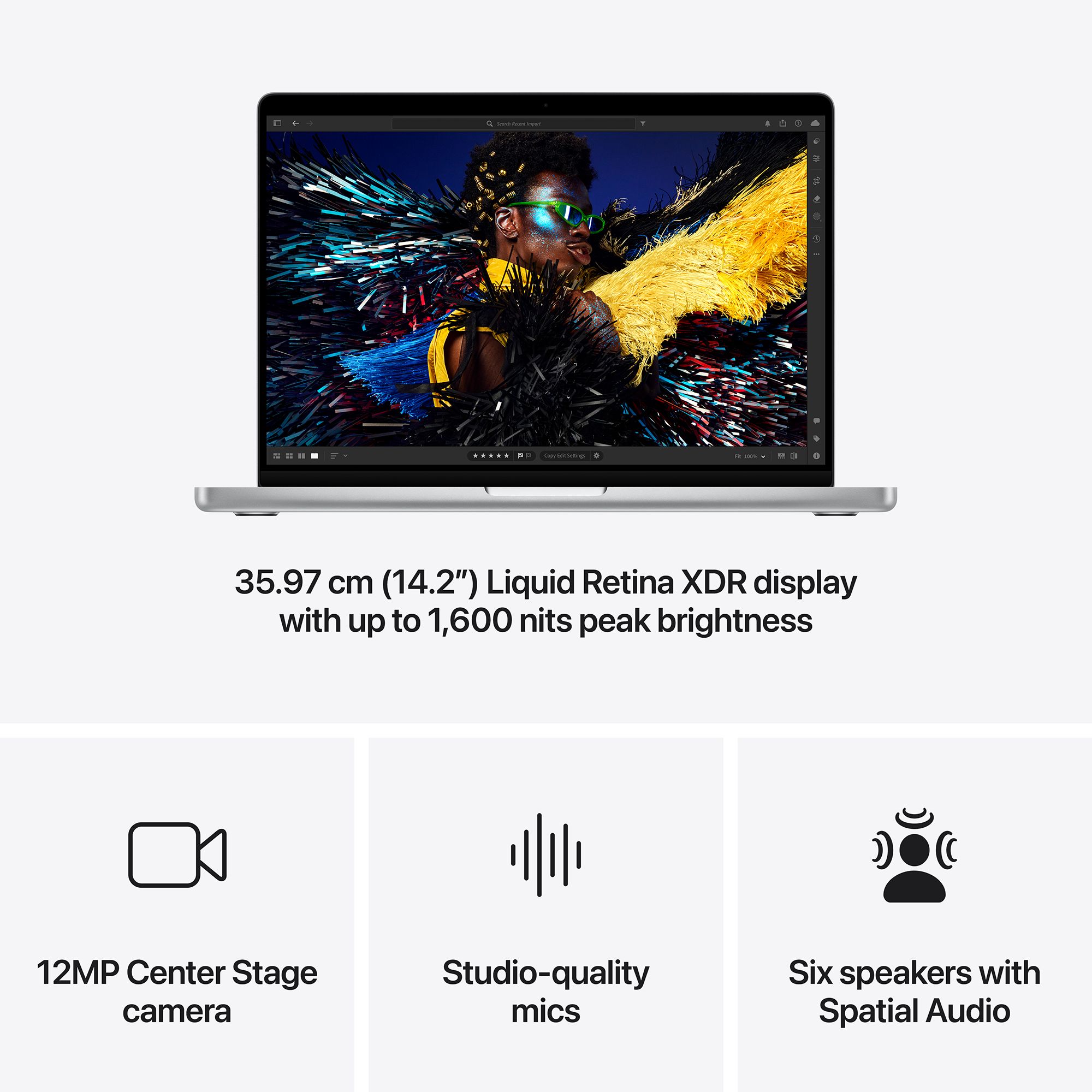Apple MacBook Pro (14.2 inch, M4, 16GB, 1TB, macOS Sequoia, Silver) Apple MacBook Pro (14.2 inch, M4, 16GB, 1TB, macOS Sequoia, Silver)_6