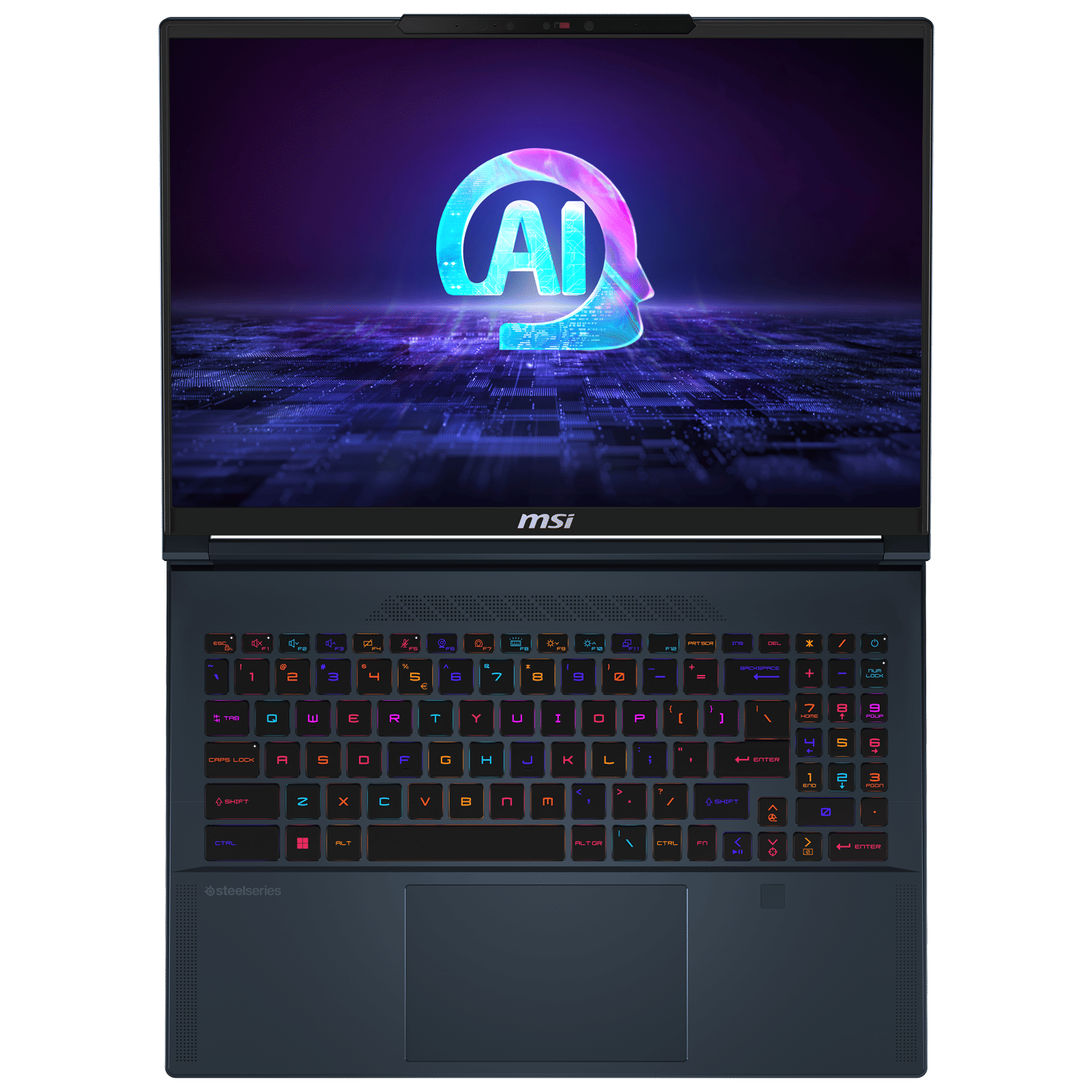 MSI Stealth 16 AI Studio A1VGG 057IN Intel Core Ultra 9 Gaming Laptop (32GB, 2TB SSD, Windows 11 Home, 8GB Graphics, 16 inch 240 Hz QHD Plus Display, NVIDIA GeForce RTX 4070, Star Blue, 1.99 KG)_7