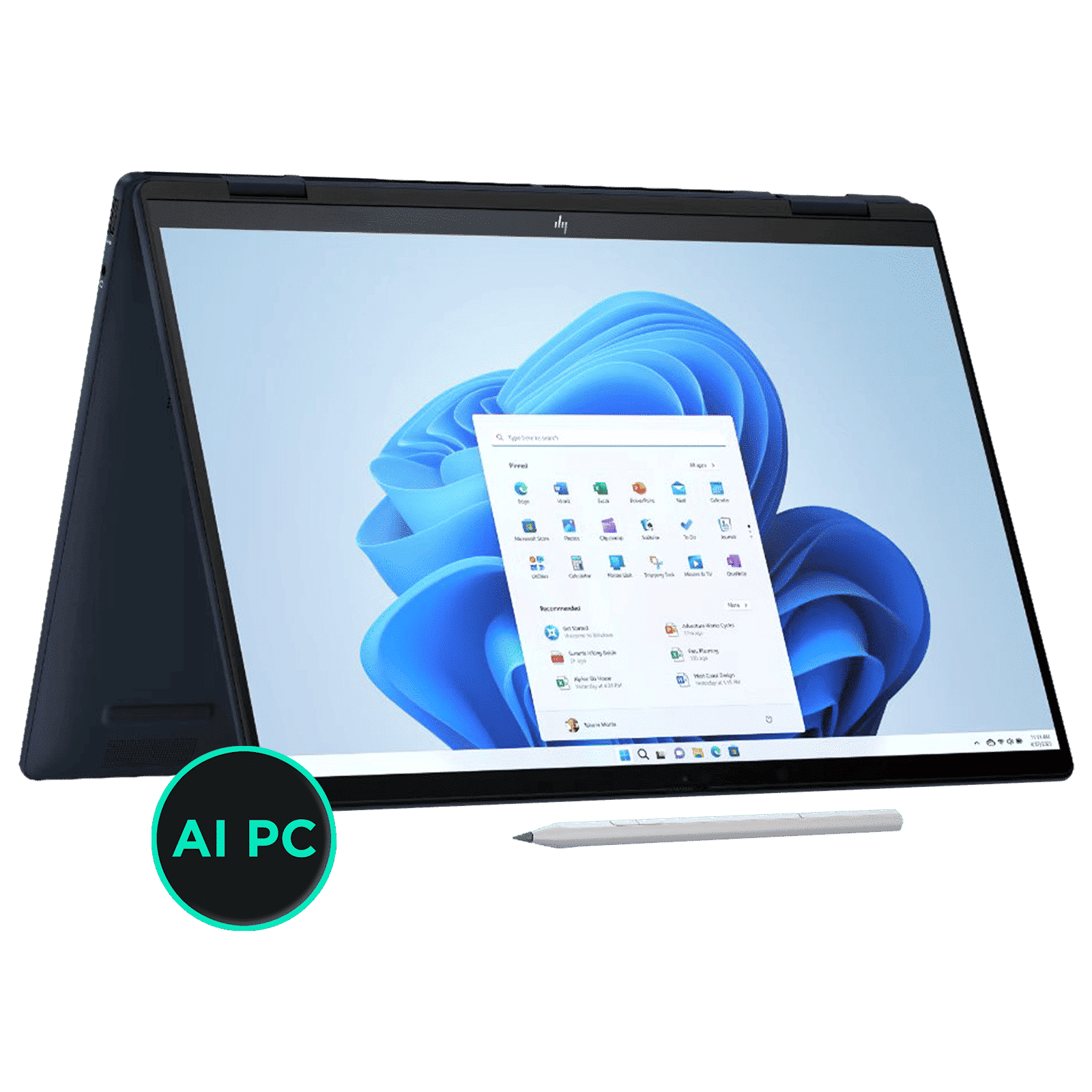 HP Envy X360 Intel Core Ultra 7 Touchscreen 2-in-1 Laptop (16GB, 512GB SSD, Windows 11, 14 inch OLED Display, MS Office Home & Student 2021, Atmospheric Blue, 3.5 KG)_1