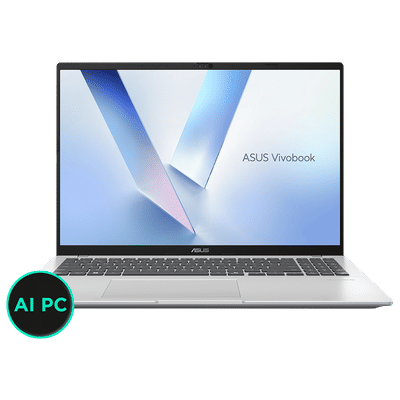 ASUS Vivobook 16 Intel Core Ultra 5
                          Laptop (16GB, 512GB SSD, Windows 11 Home, 16
                          inch WUXGA Display, MS Office Home 2024, Cool
                          Silver, 1.88 KG)