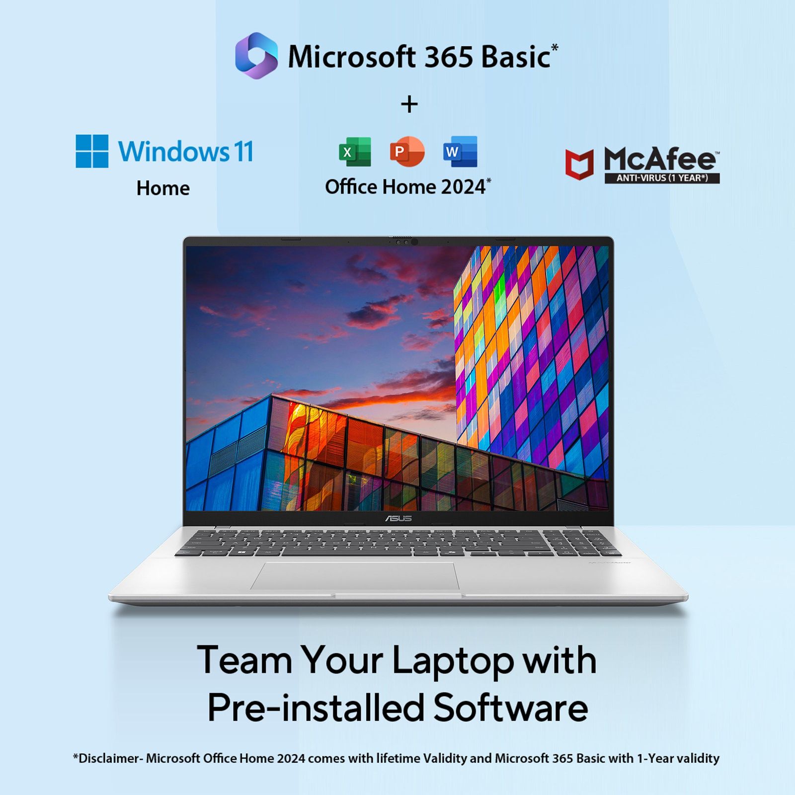ASUS Vivobook 16 Intel Core Ultra 5 Laptop (16GB, 512GB SSD, Windows 11 Home, 16 inch WUXGA Display, MS Office Home 2024, Cool Silver, 1.88 KG)_14