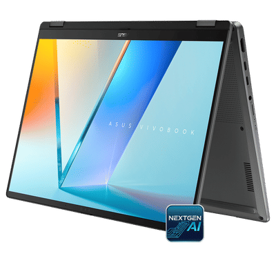 ASUS Vivobook 14 Flip Intel Core Ultra 5
                          Touchscreen 2-in-1 Laptop (16GB, 512GB SSD,
                          Windows 11 Home, 14 inch OLED Display, MS
                          Office Home 2024 & MS 365 Basic, Matte
                          Gray, 1.57 KG)